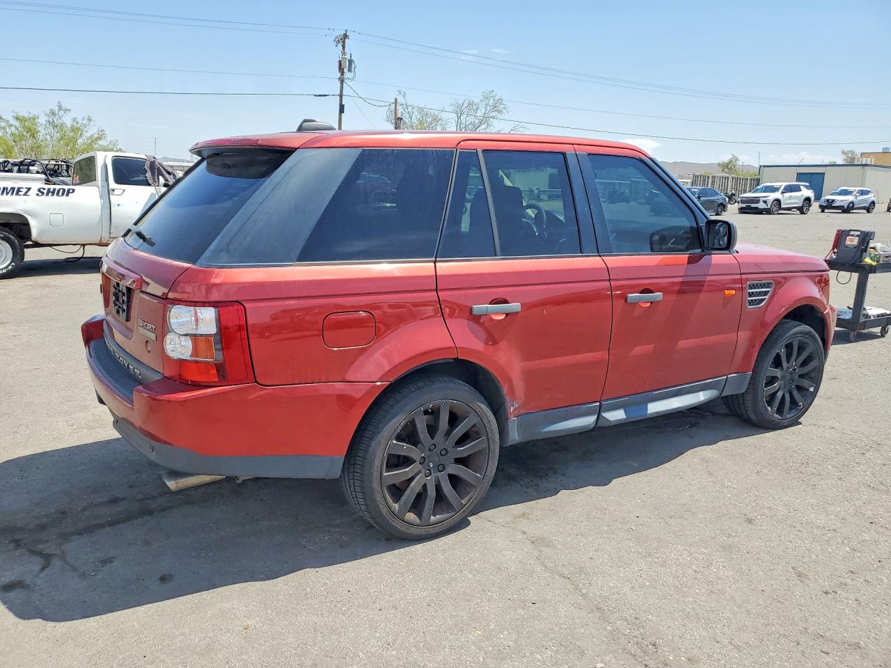 2008 Land Rover Range Rover Sport Supercharged Red vin: SALSH23478A150911