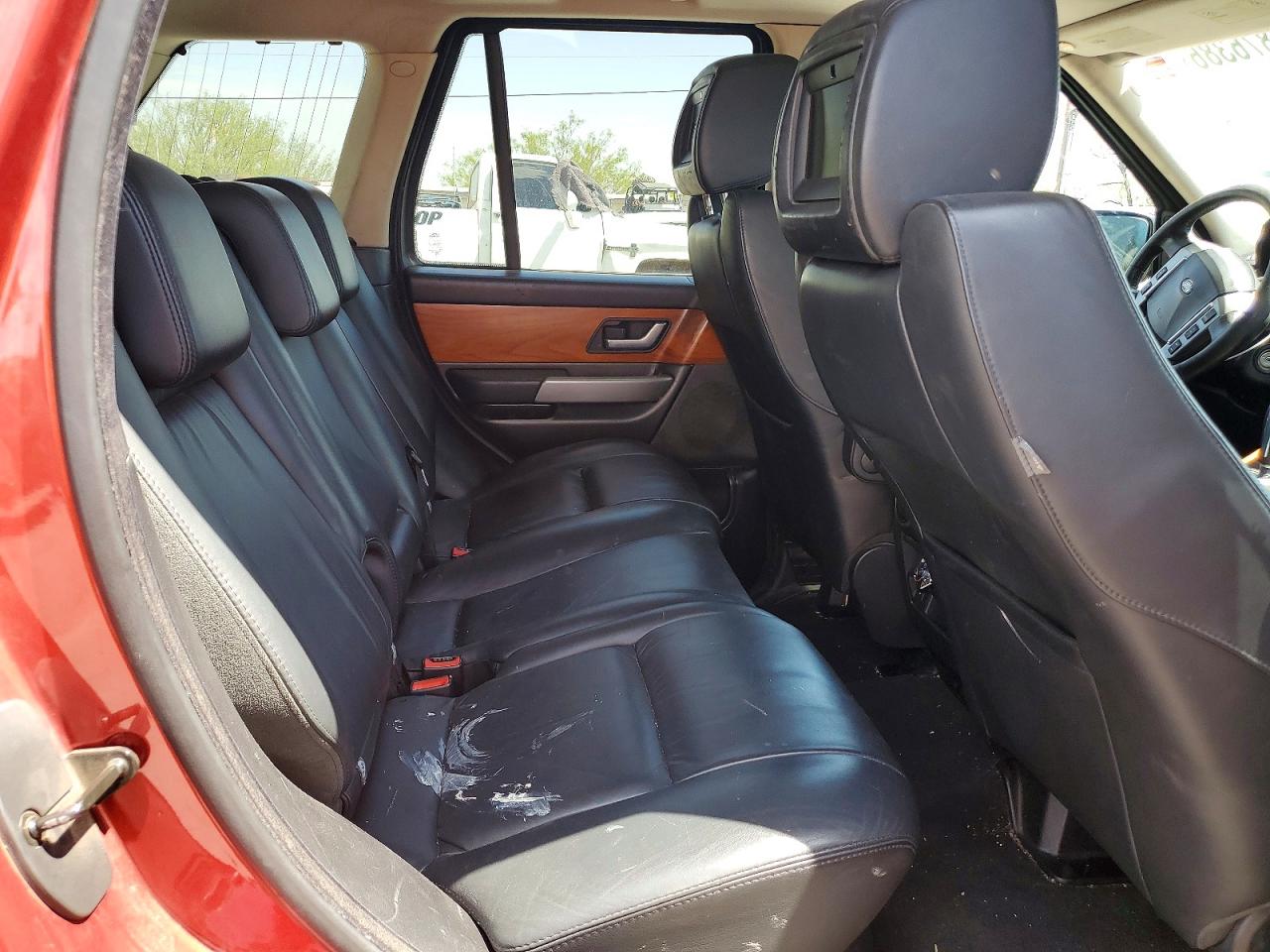 2008 Land Rover Range Rover Sport Supercharged Red vin: SALSH23478A150911