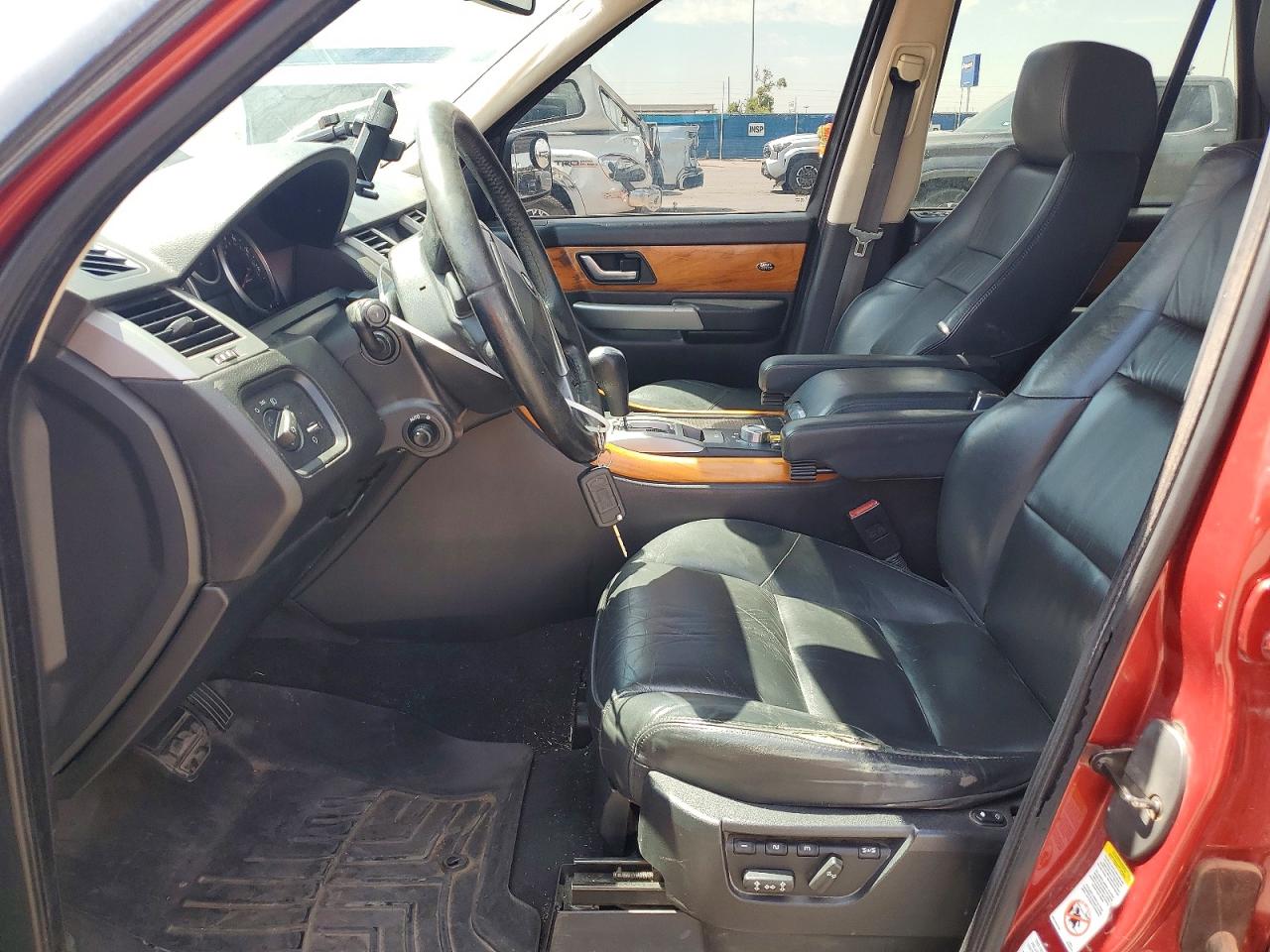 2008 Land Rover Range Rover Sport Supercharged Red vin: SALSH23478A150911