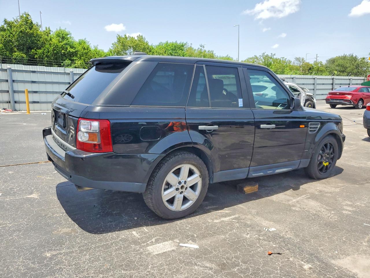 2008 Land Rover Range Rover Sport Supercharged Black vin: SALSH23478A183682