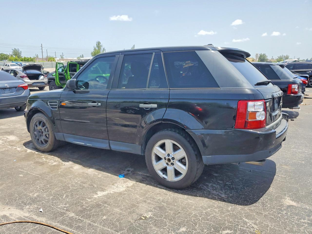 2008 Land Rover Range Rover Sport Supercharged Black vin: SALSH23478A183682