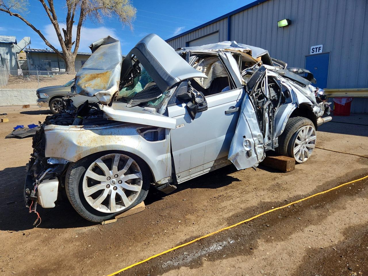 2007 Land Rover Range Rover Sport Supercharged Silver vin: SALSH23487A102400