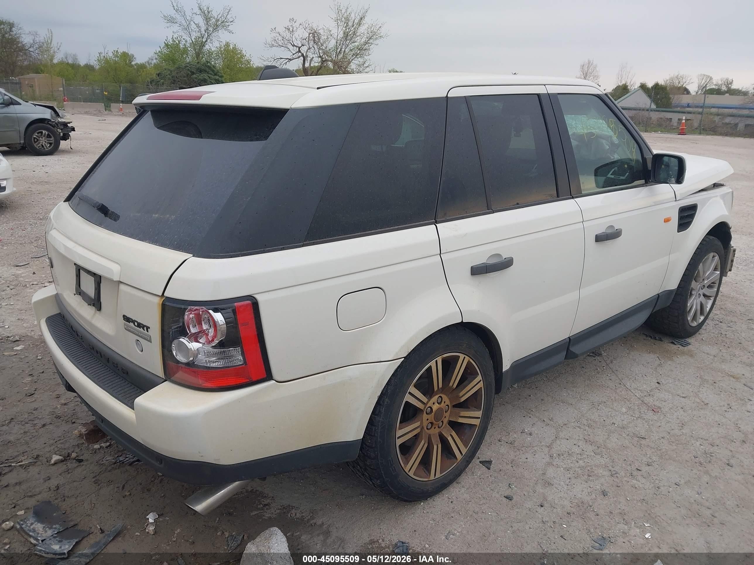 2007 Land Rover Range Rover Sport Supercharged White vin: SALSH23497A119478