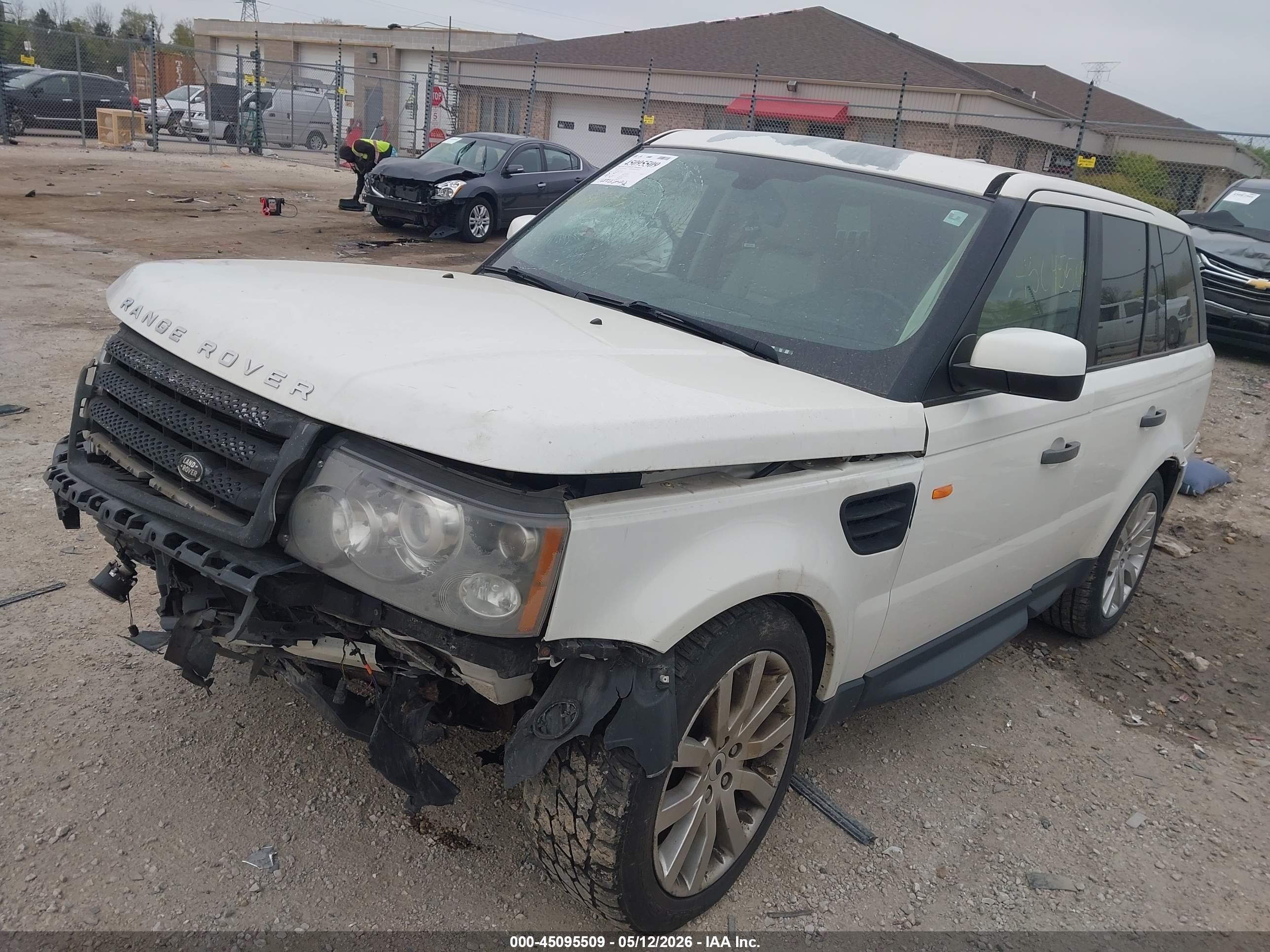 2007 Land Rover Range Rover Sport Supercharged White vin: SALSH23497A119478