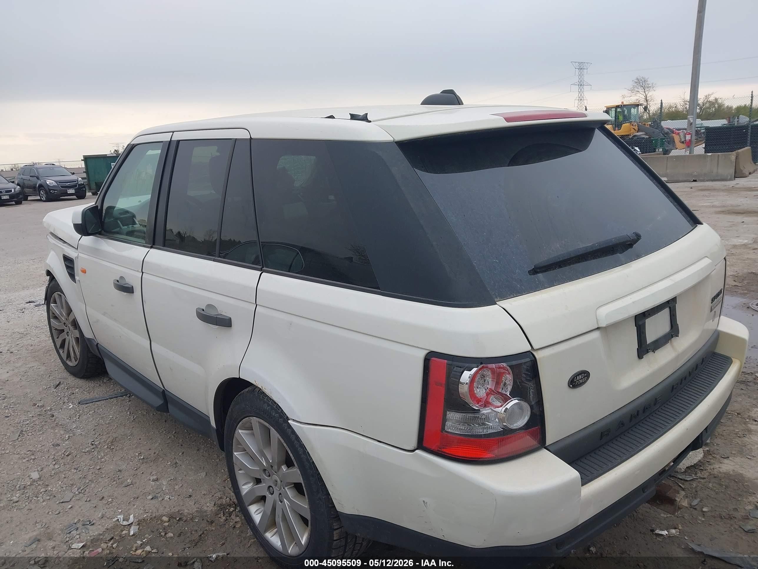 2007 Land Rover Range Rover Sport Supercharged White vin: SALSH23497A119478