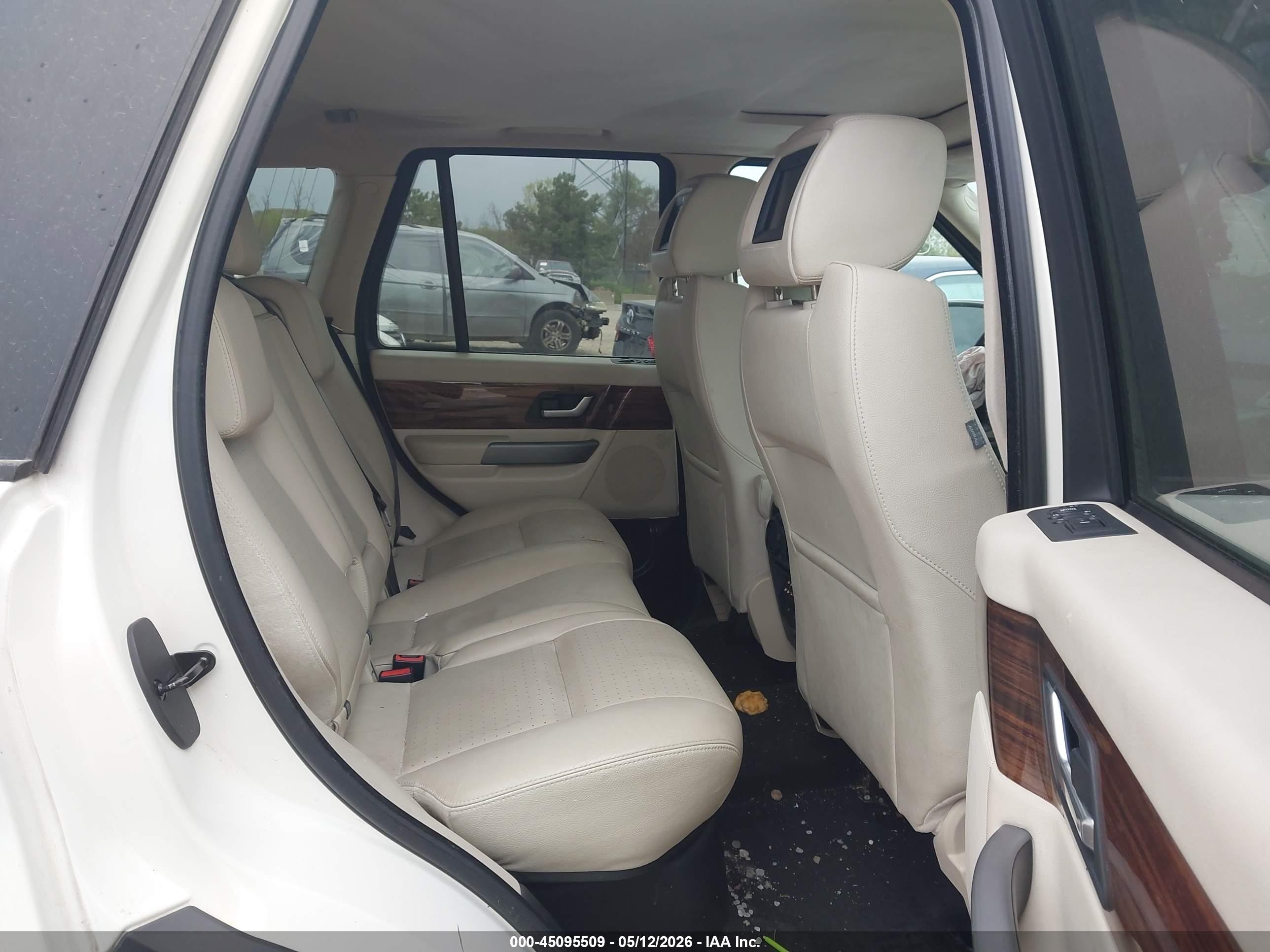 2007 Land Rover Range Rover Sport Supercharged White vin: SALSH23497A119478
