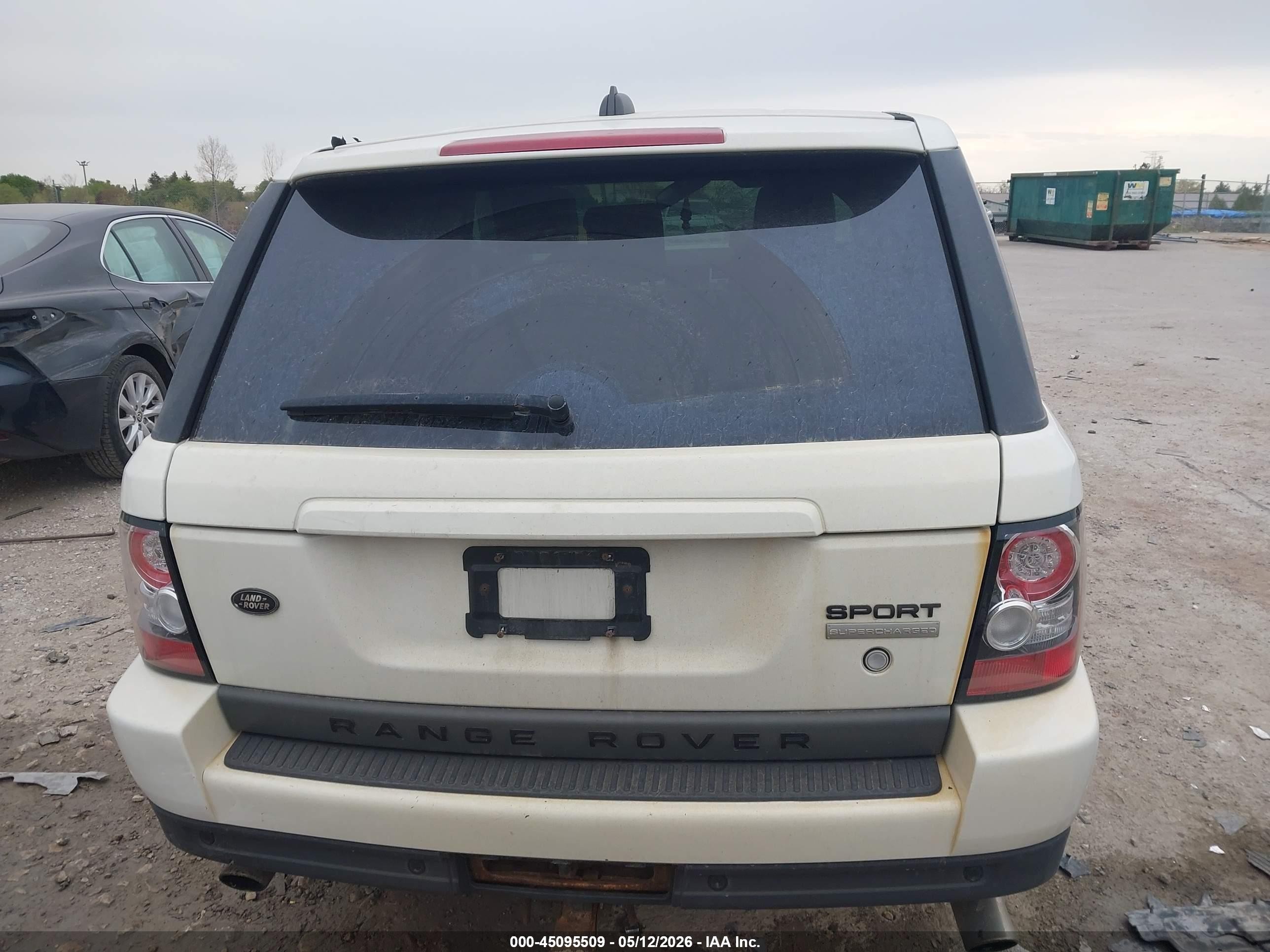 2007 Land Rover Range Rover Sport Supercharged White vin: SALSH23497A119478