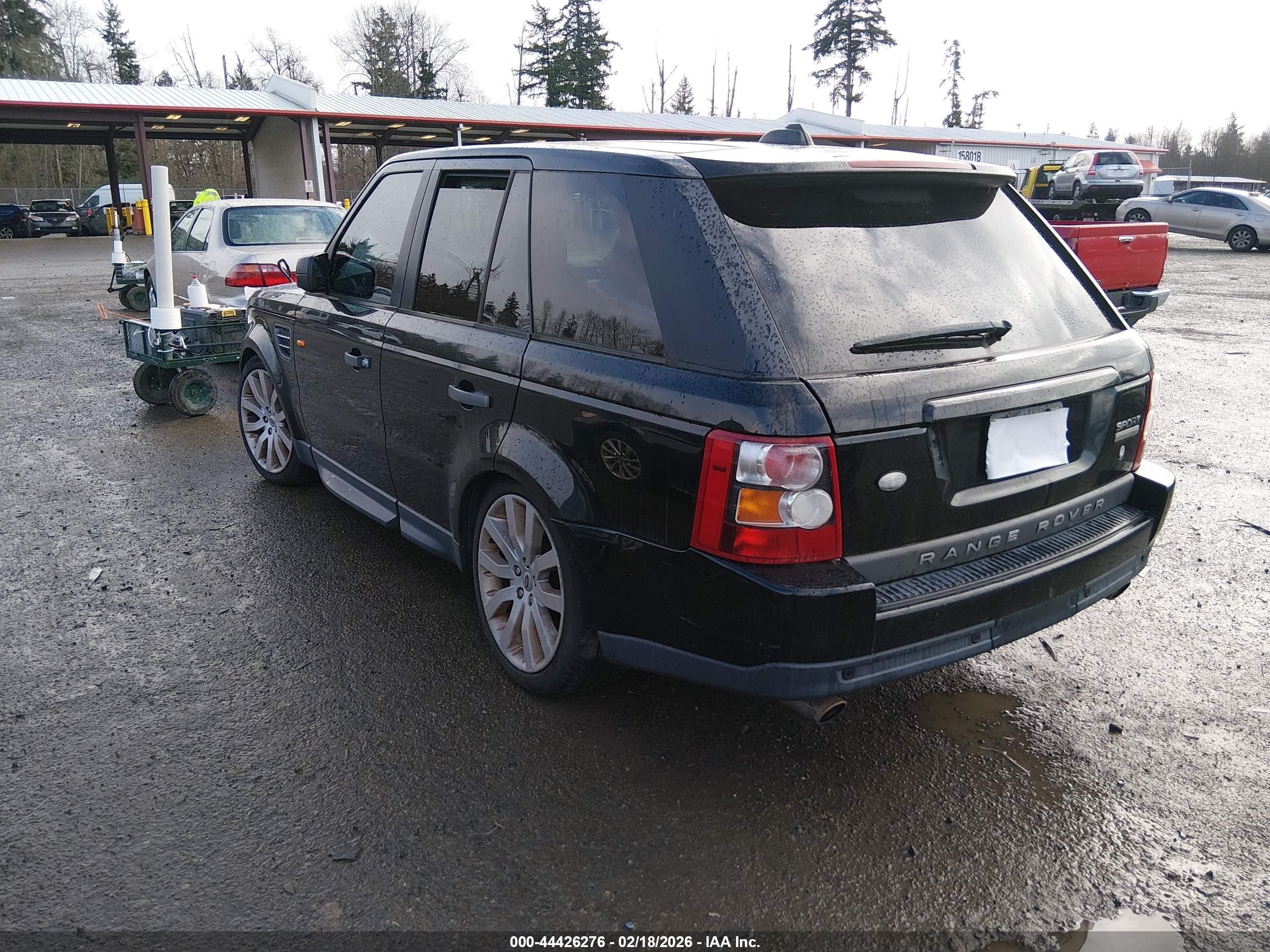 2006 Land Rover Range Rover Sport Supercharged Black vin: SALSH234X6A942581