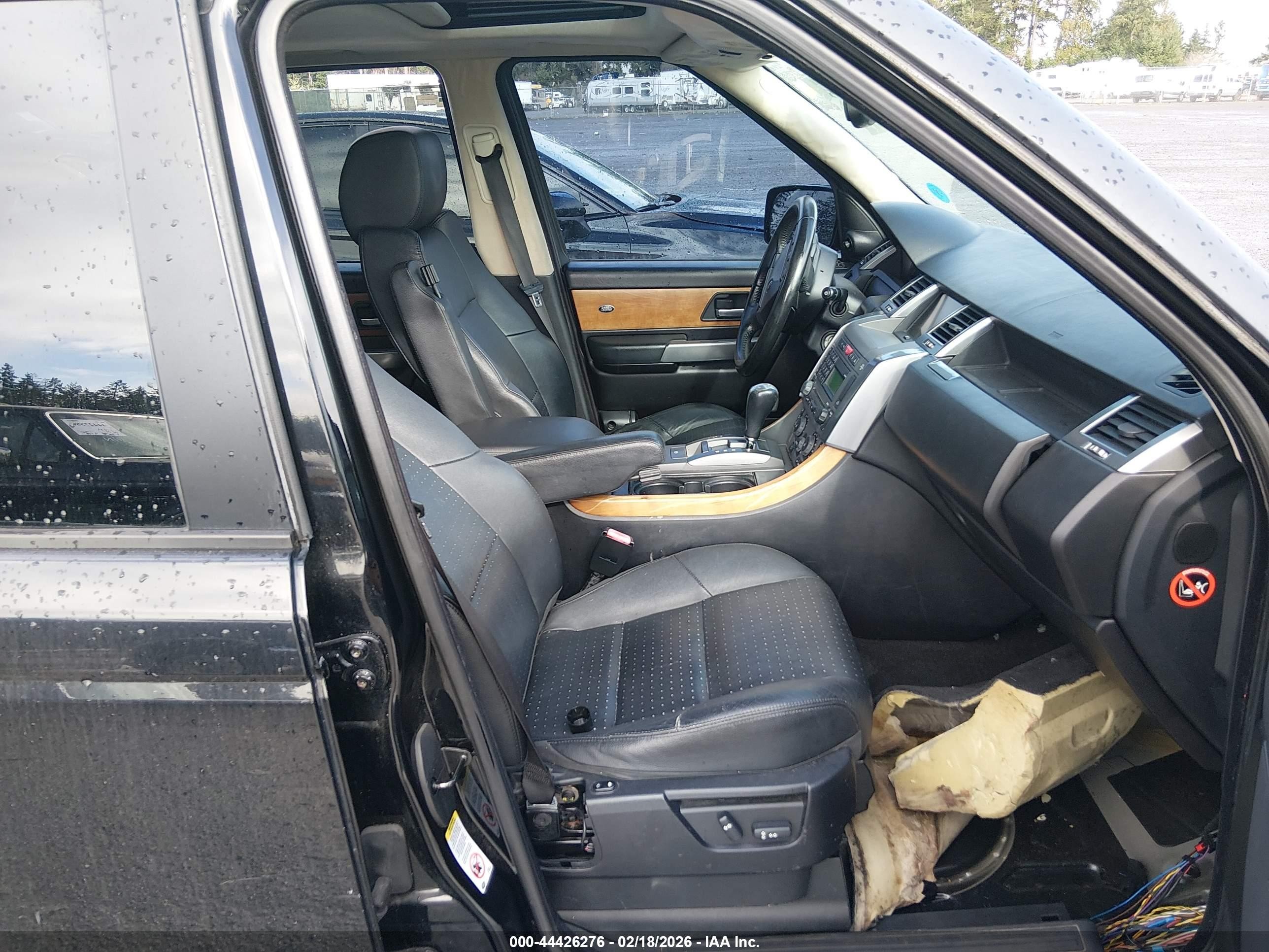2006 Land Rover Range Rover Sport Supercharged Black vin: SALSH234X6A942581