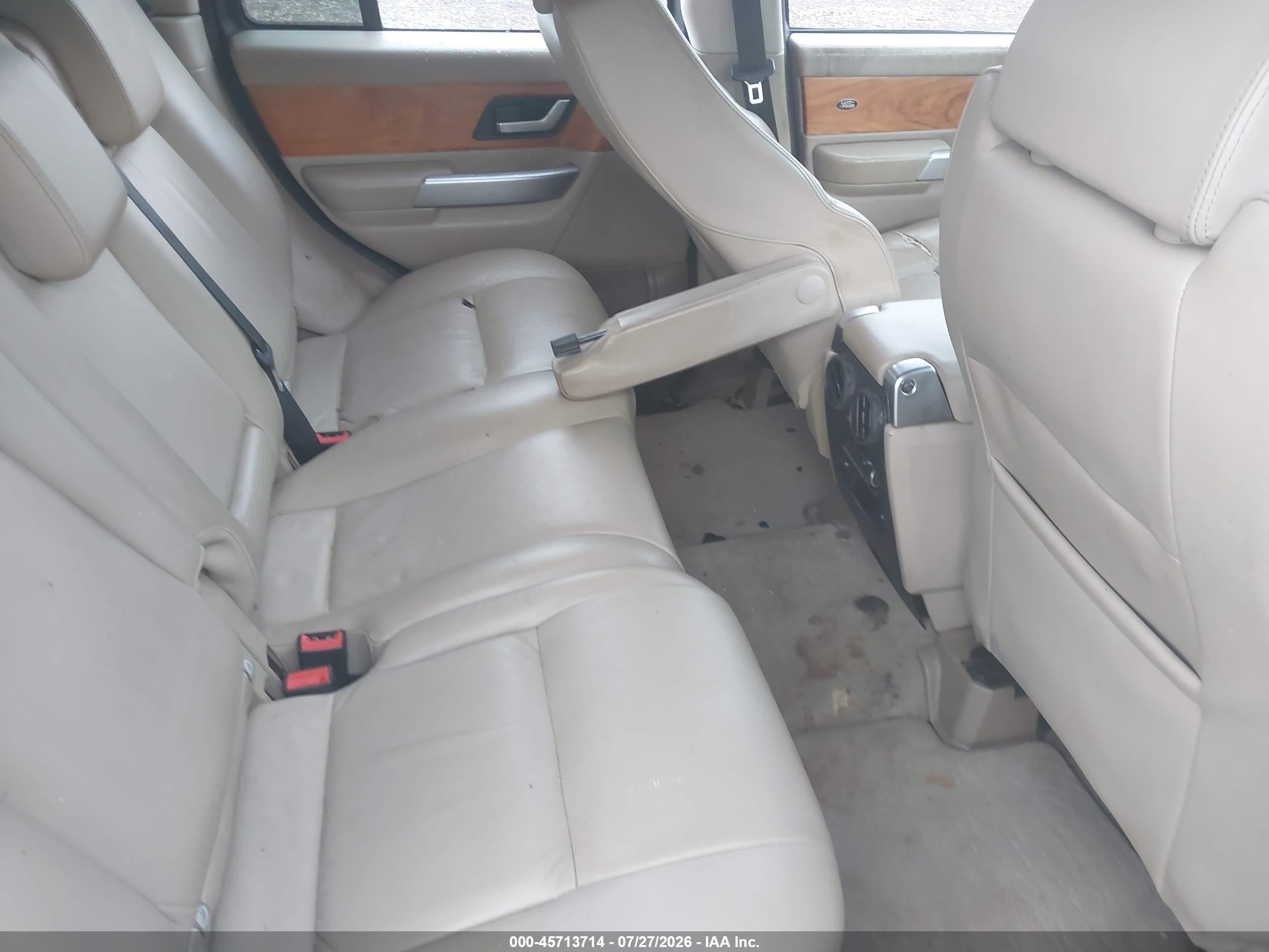 2009 Land Rover Range Rover Sport Supercharged Белый vin: SALSH234X9A188702