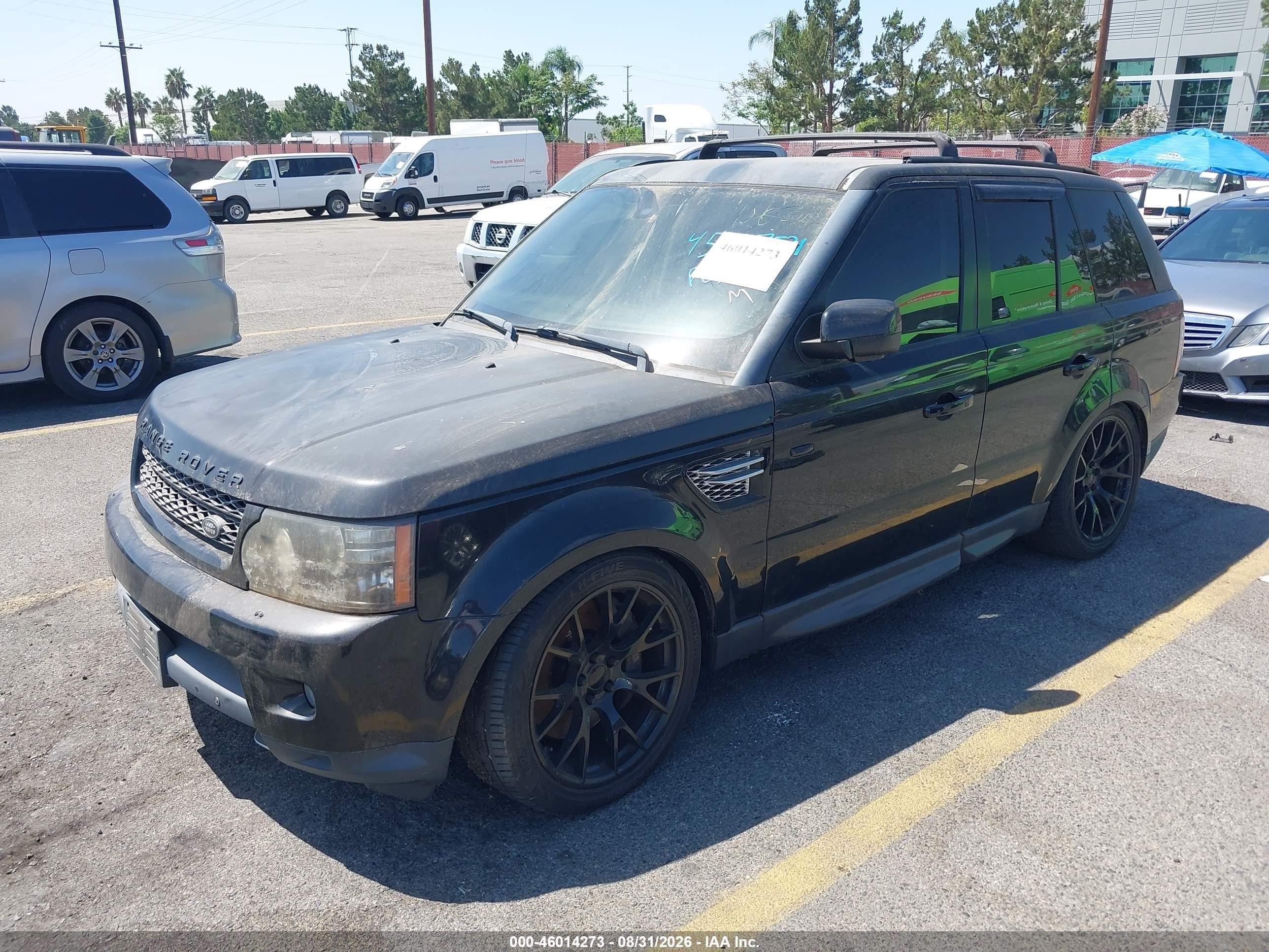 2012 Land Rover Range Rover Sport Supercharged Black vin: SALSH2E40CA750921