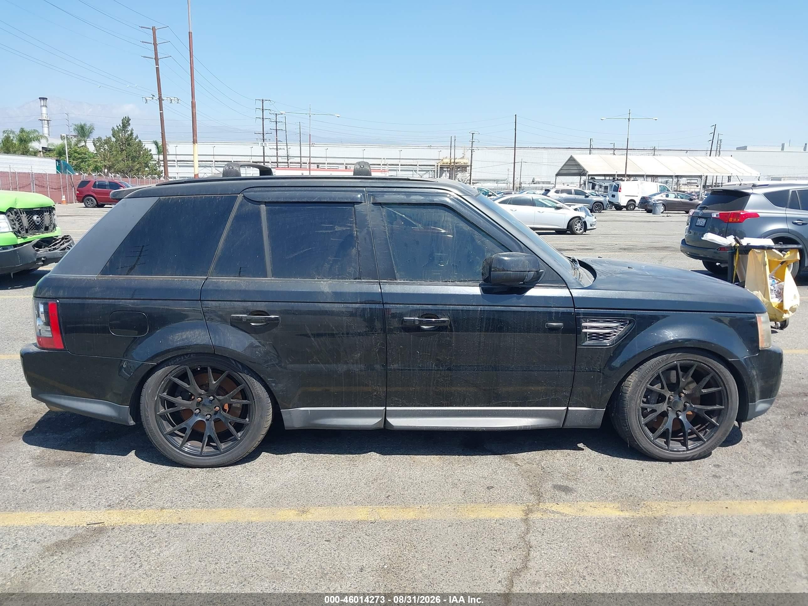 2012 Land Rover Range Rover Sport Supercharged Black vin: SALSH2E40CA750921