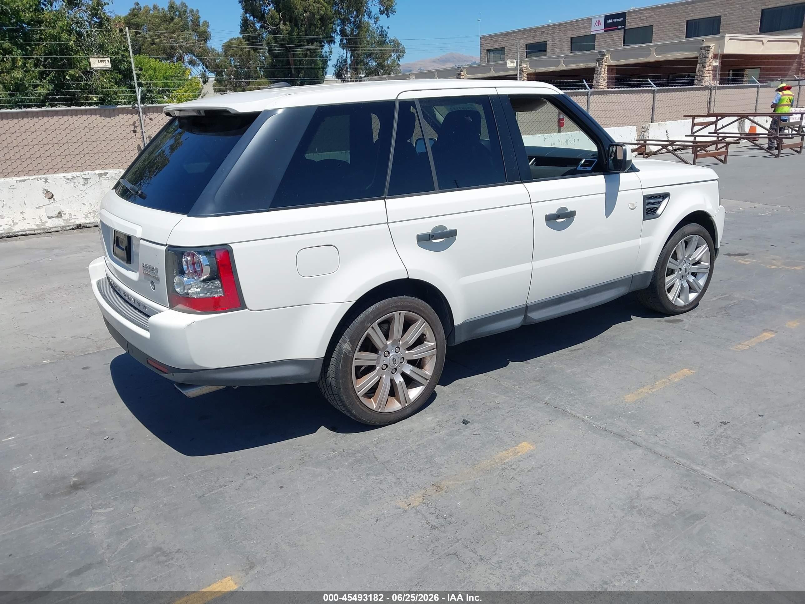 2010 Land Rover Range Rover Sport Supercharged White vin: SALSH2E41AA246925