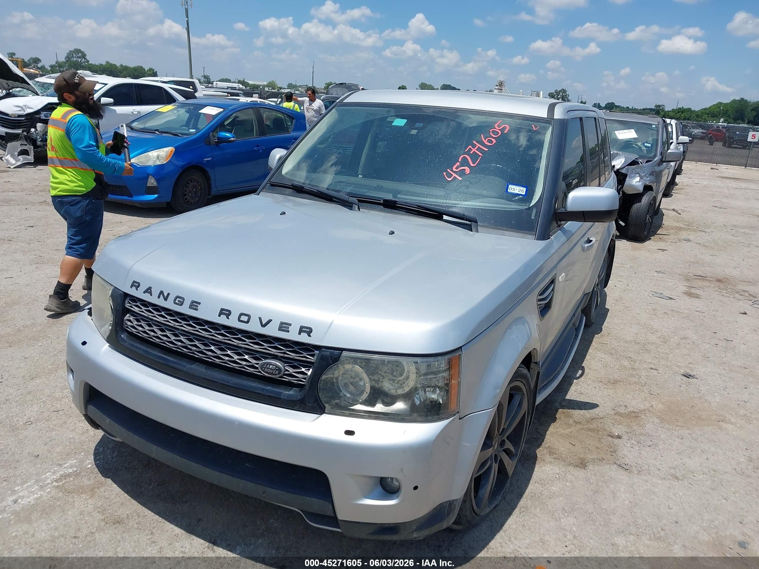2013 Land Rover Range Rover Sport Supercharged Silver vin: SALSH2E41DA781144