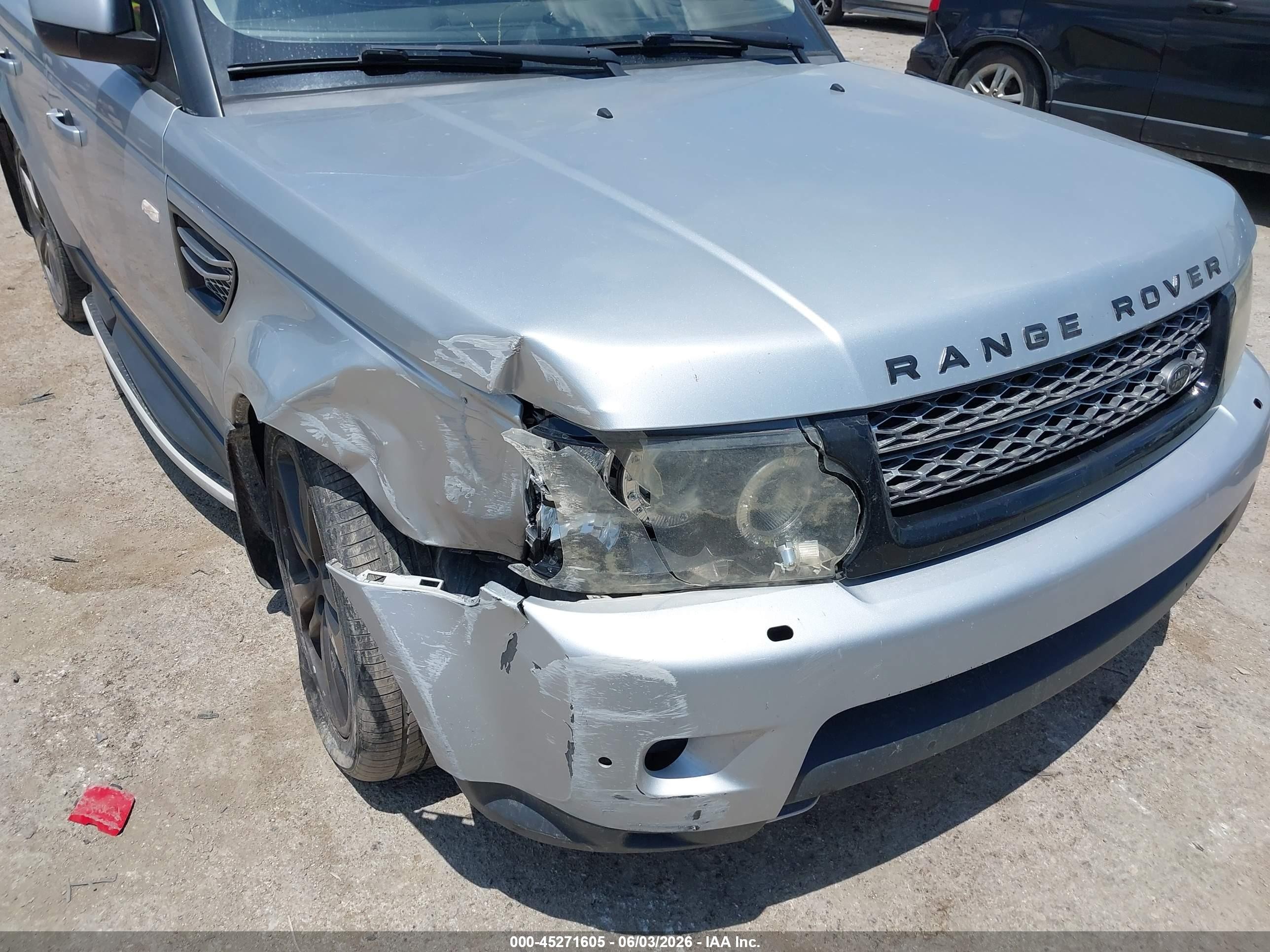 2013 Land Rover Range Rover Sport Supercharged Silver vin: SALSH2E41DA781144