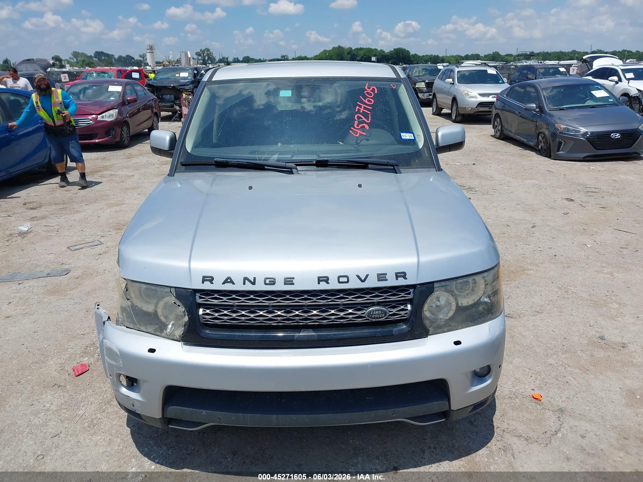 2013 Land Rover Range Rover Sport Supercharged Silver vin: SALSH2E41DA781144