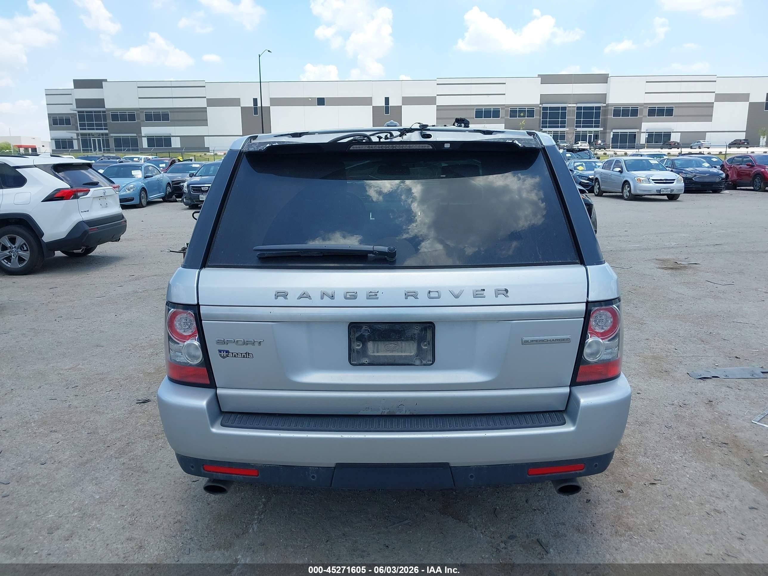 2013 Land Rover Range Rover Sport Supercharged Silver vin: SALSH2E41DA781144