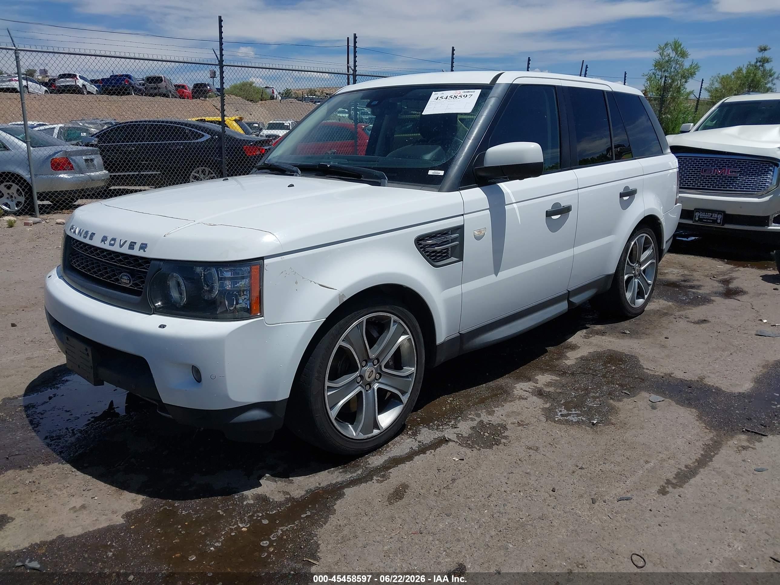 2011 Land Rover Range Rover Sport Supercharged White vin: SALSH2E43BA713974