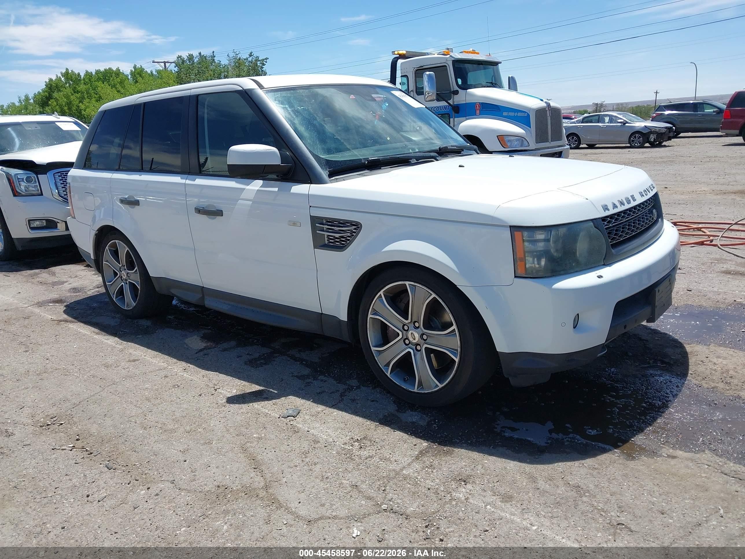 2011 Land Rover Range Rover Sport Supercharged White vin: SALSH2E43BA713974