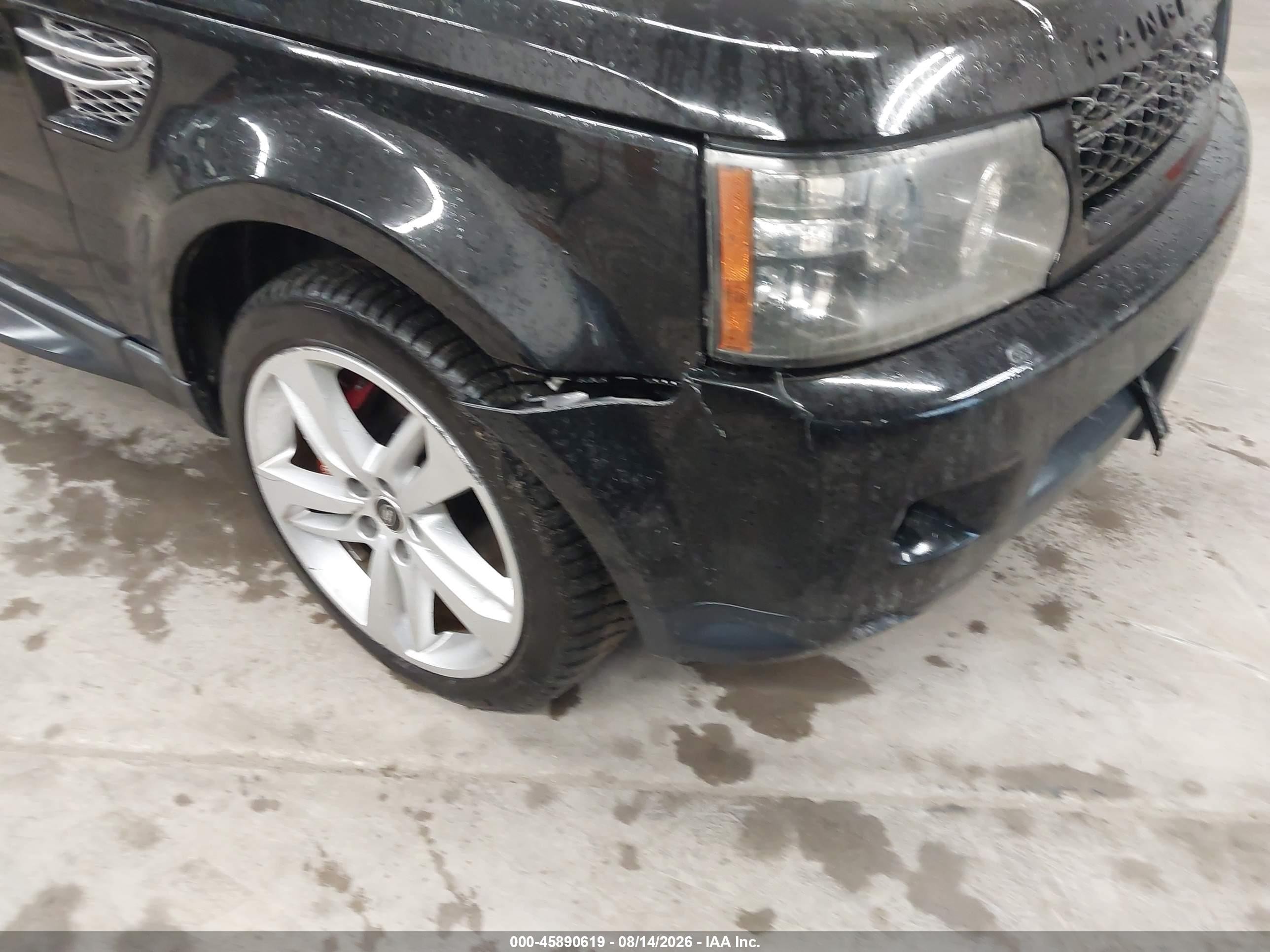 2013 Land Rover Range Rover Sport Supercharged Black vin: SALSH2E43DA778472