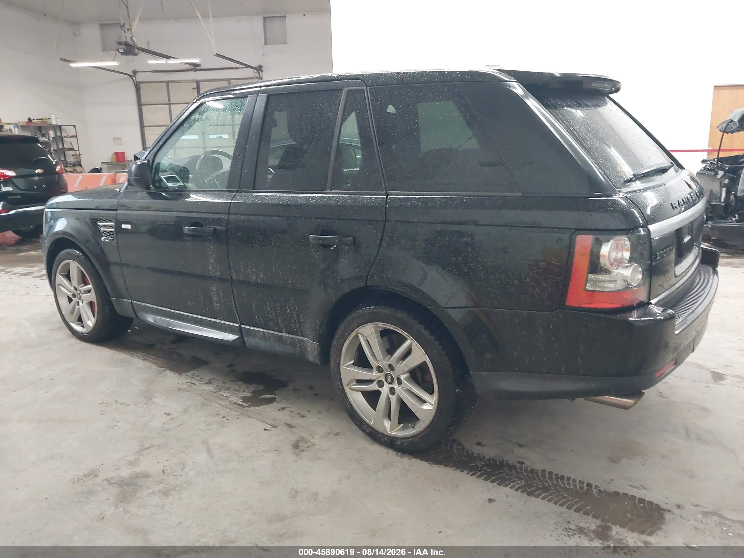 2013 Land Rover Range Rover Sport Supercharged Black vin: SALSH2E43DA778472