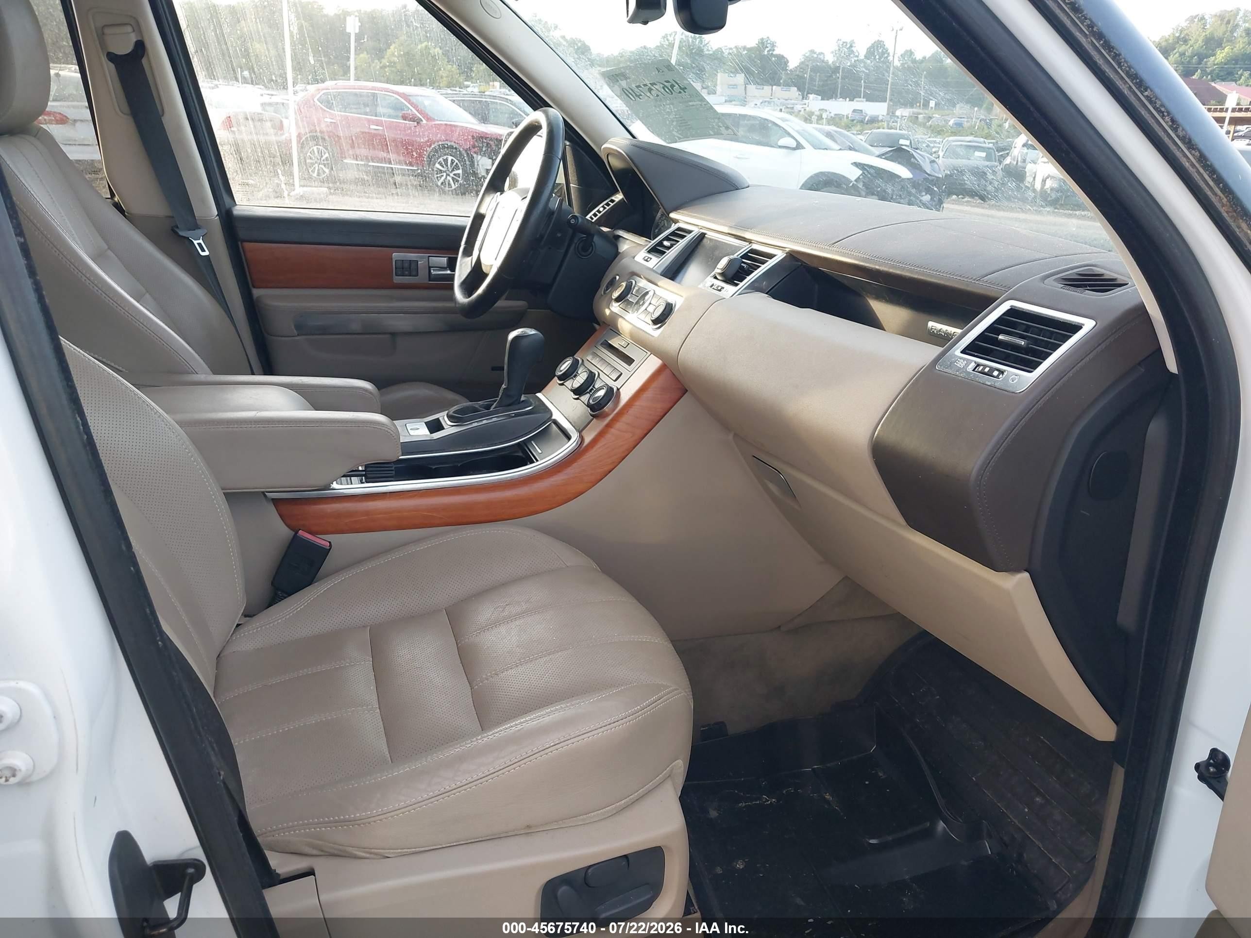 2011 Land Rover Range Rover Sport Supercharged White vin: SALSH2E44BA263946