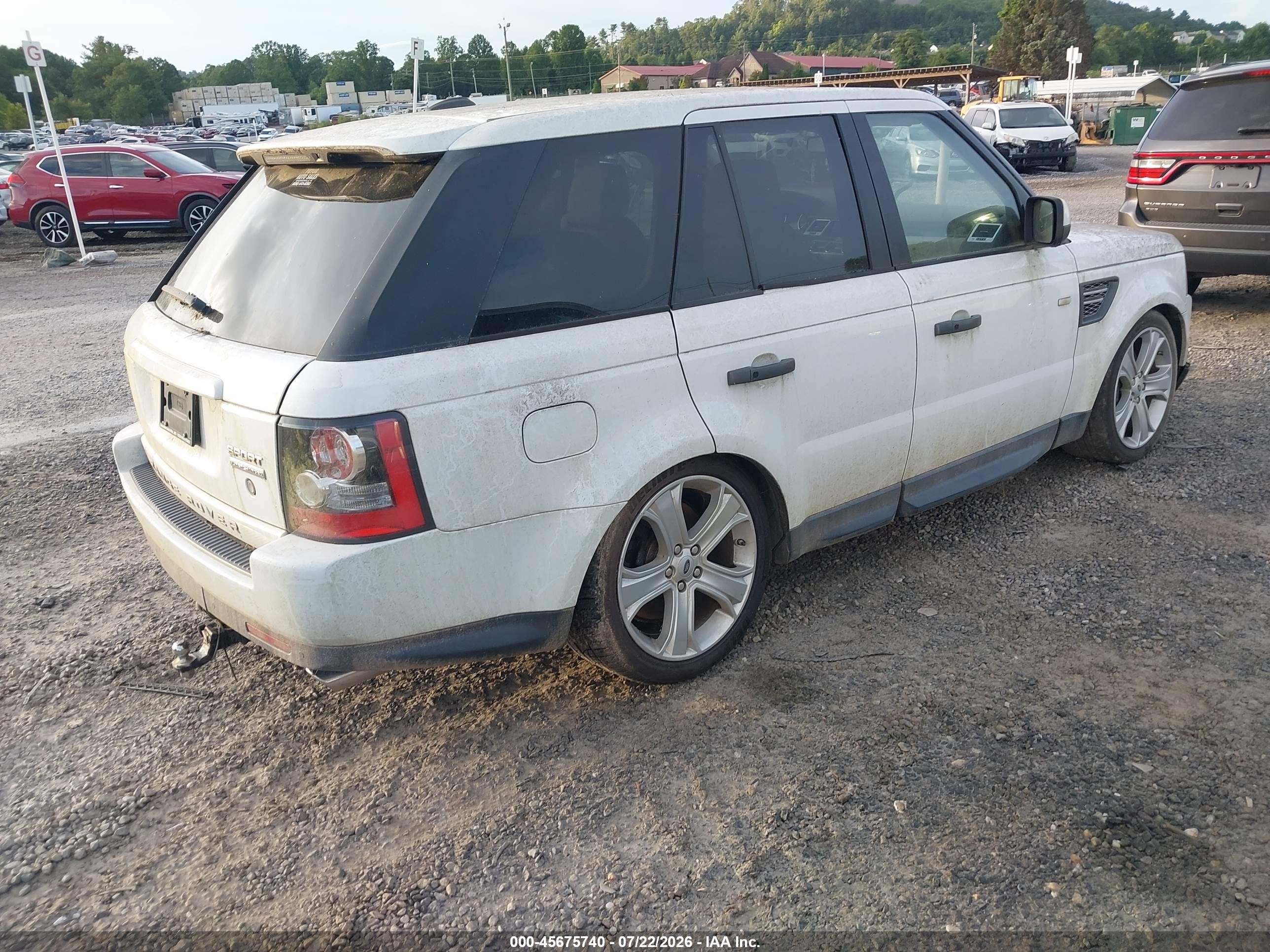 2011 Land Rover Range Rover Sport Supercharged White vin: SALSH2E44BA263946