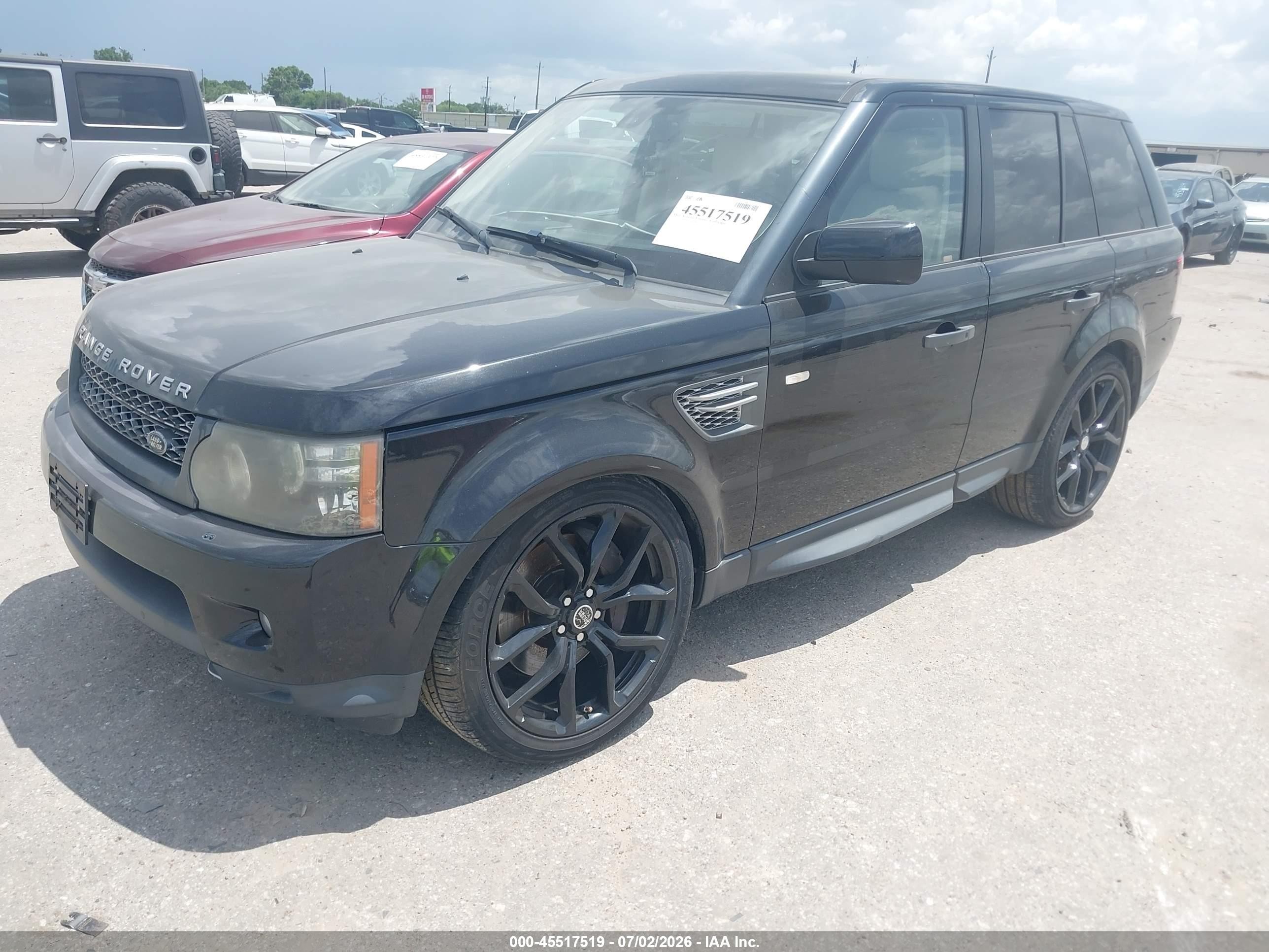 2011 Land Rover Range Rover Sport Supercharged Black vin: SALSH2E44BA293500