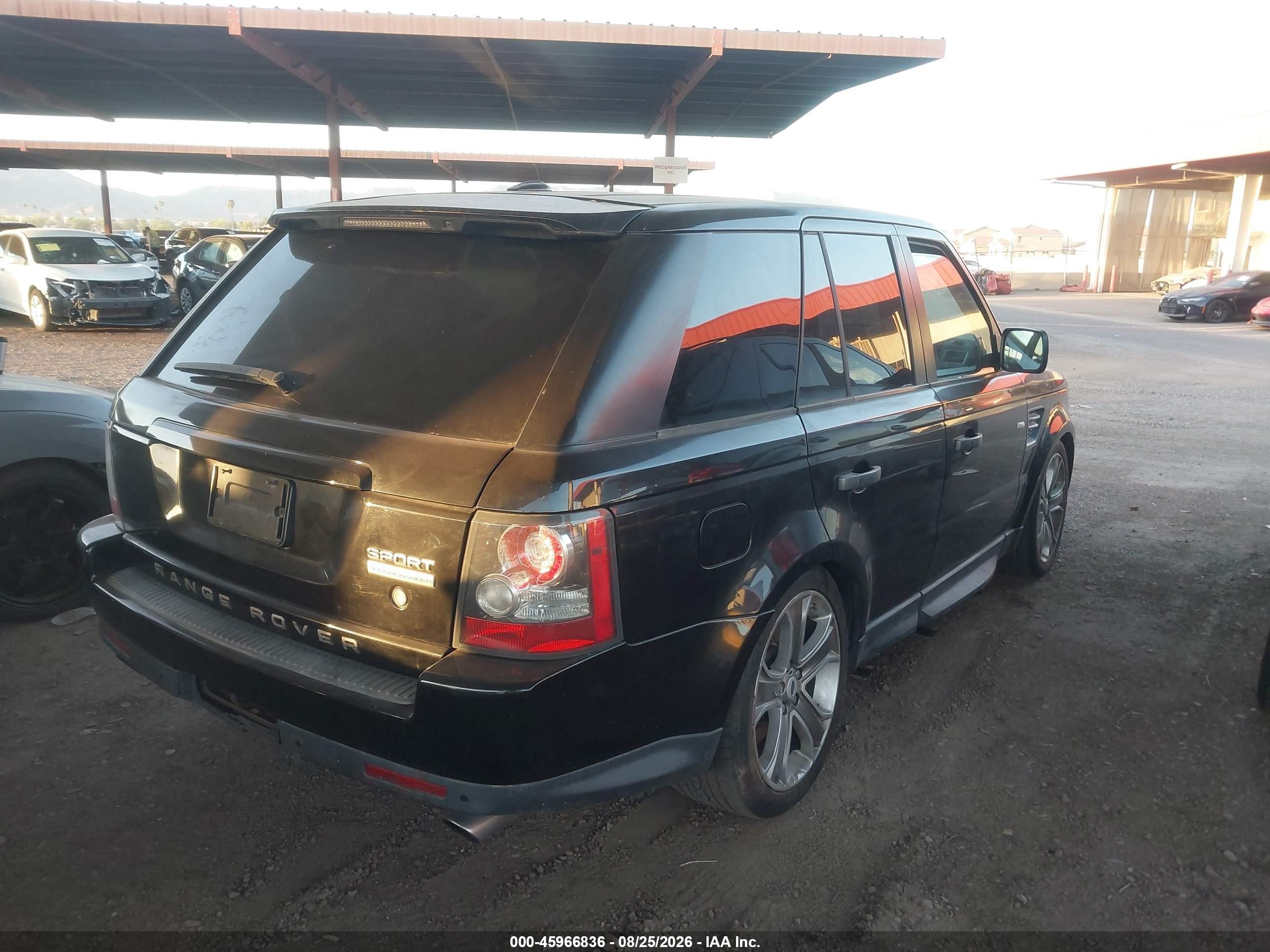 2010 Land Rover Range Rover Sport   Black vin: SALSH2E45AA223051