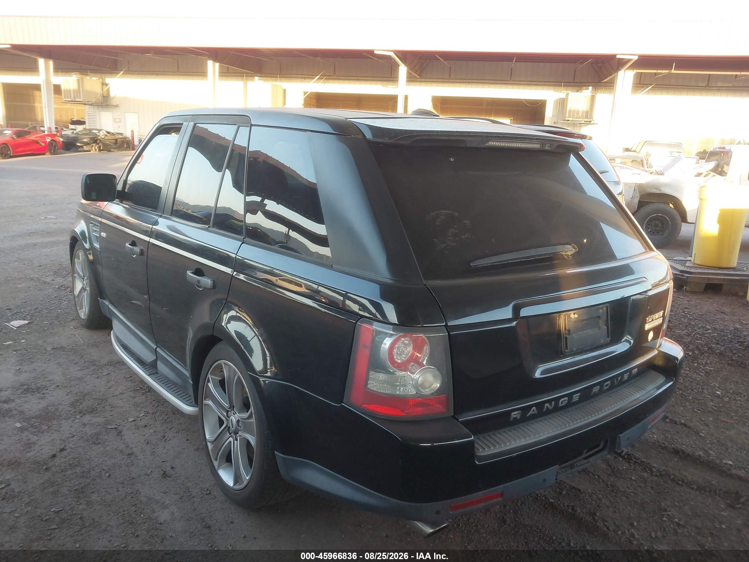 2010 Land Rover Range Rover Sport   Black vin: SALSH2E45AA223051