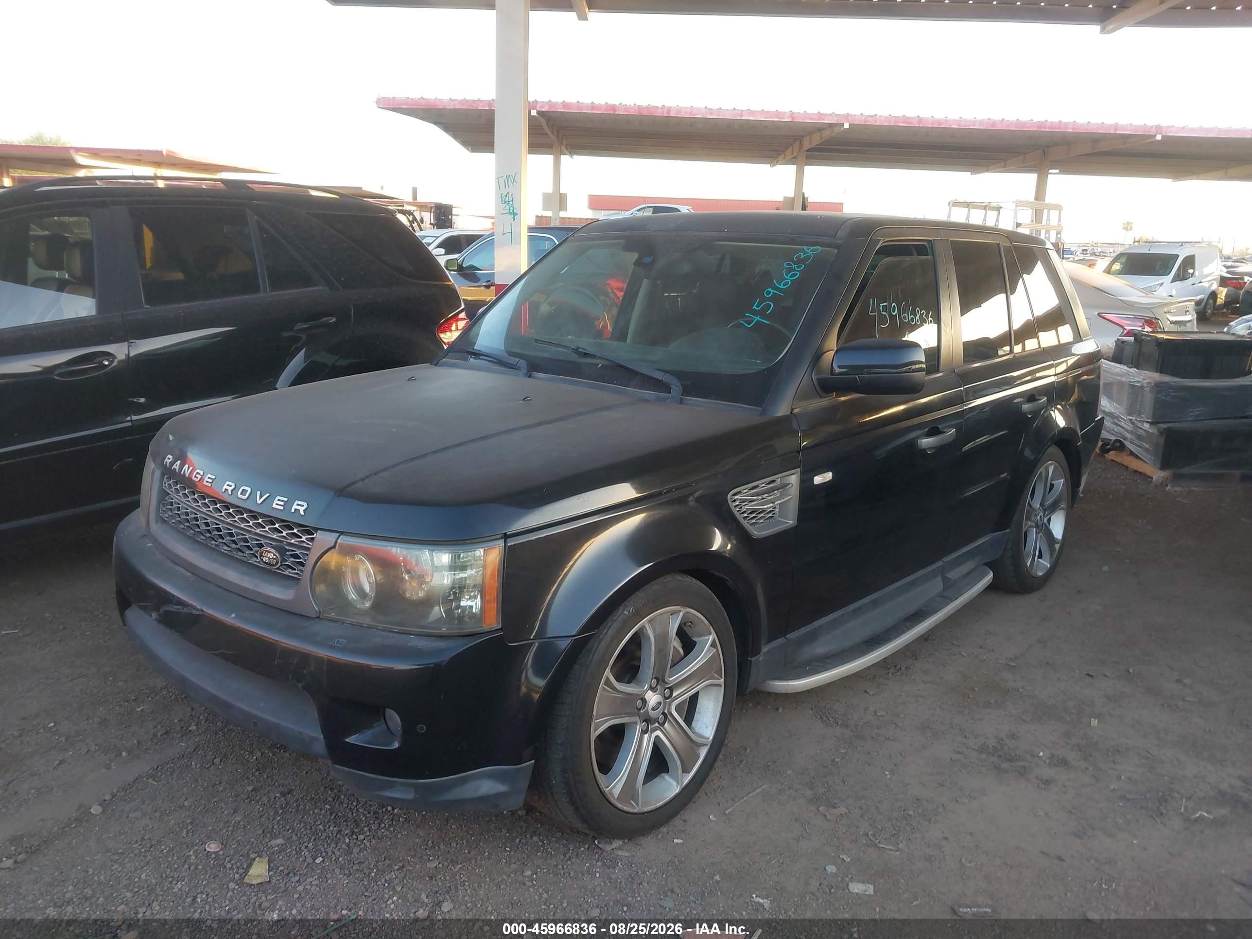 2010 Land Rover Range Rover Sport   Black vin: SALSH2E45AA223051