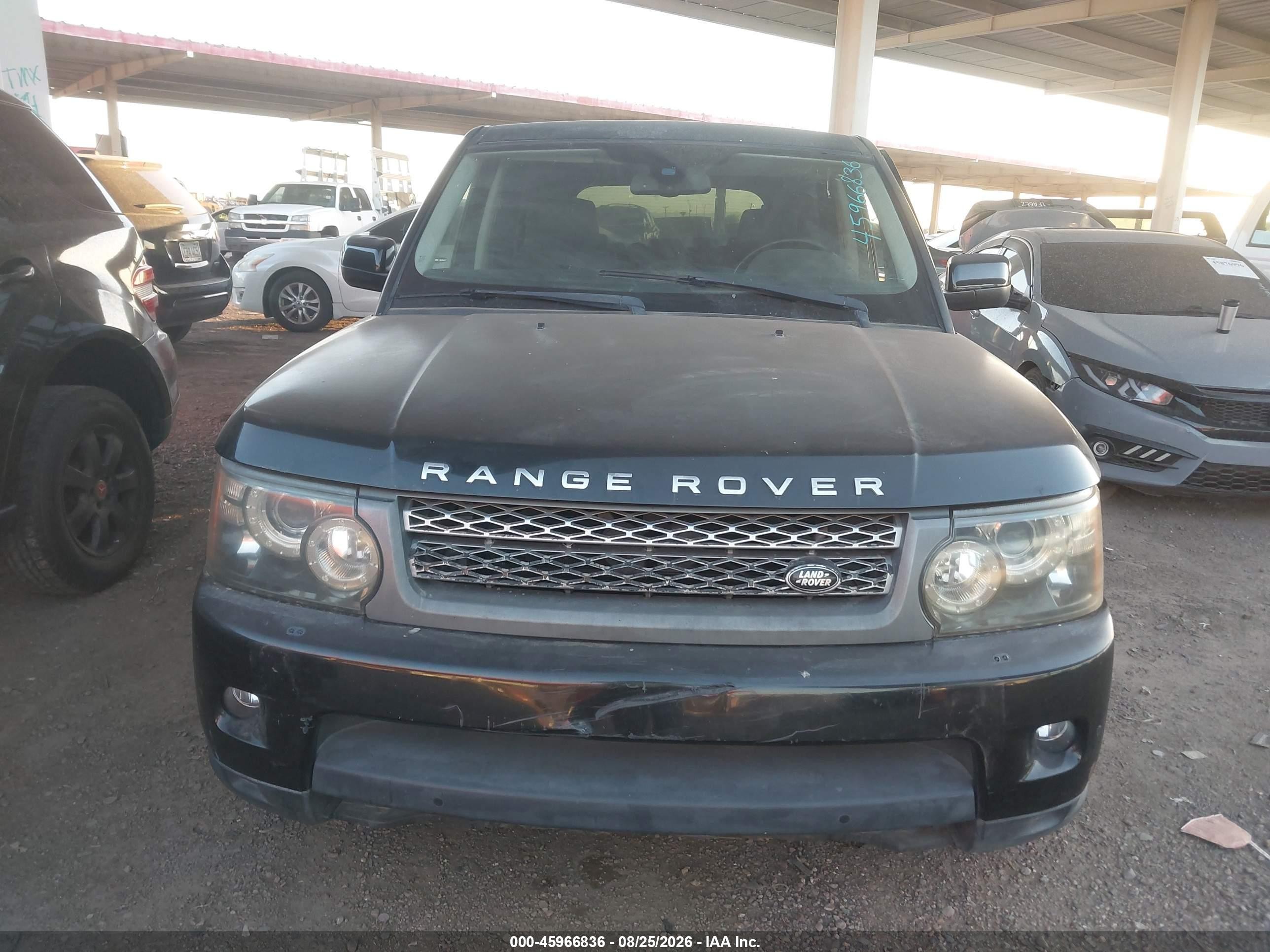 2010 Land Rover Range Rover Sport   Black vin: SALSH2E45AA223051