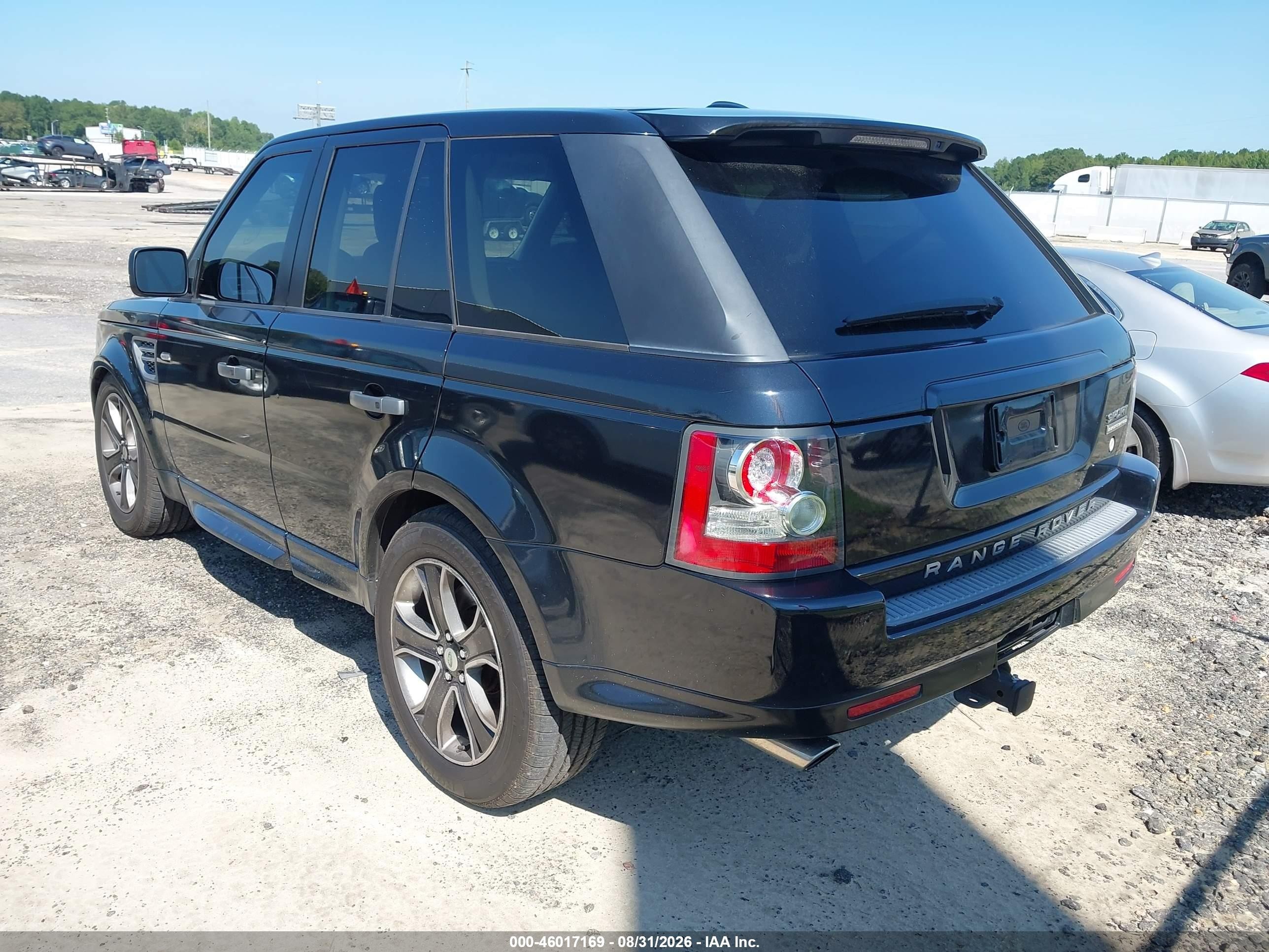 2011 Land Rover Range Rover Sport Supercharged Black vin: SALSH2E45BA288225