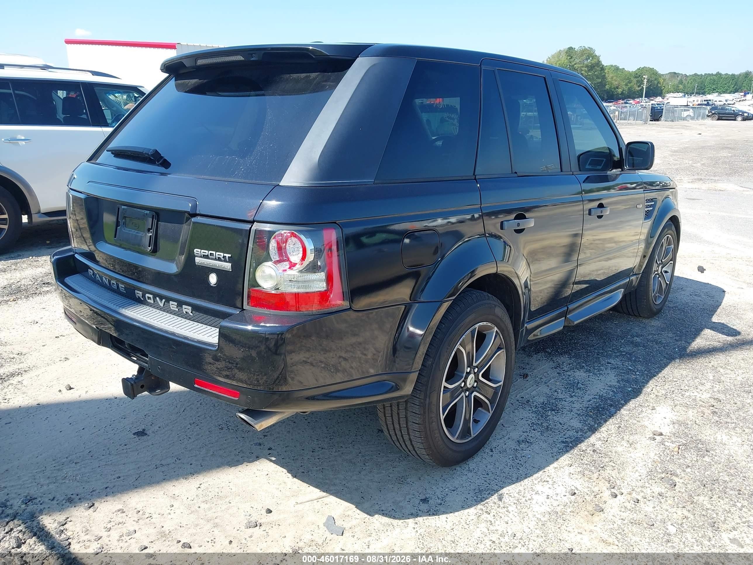 2011 Land Rover Range Rover Sport Supercharged Black vin: SALSH2E45BA288225