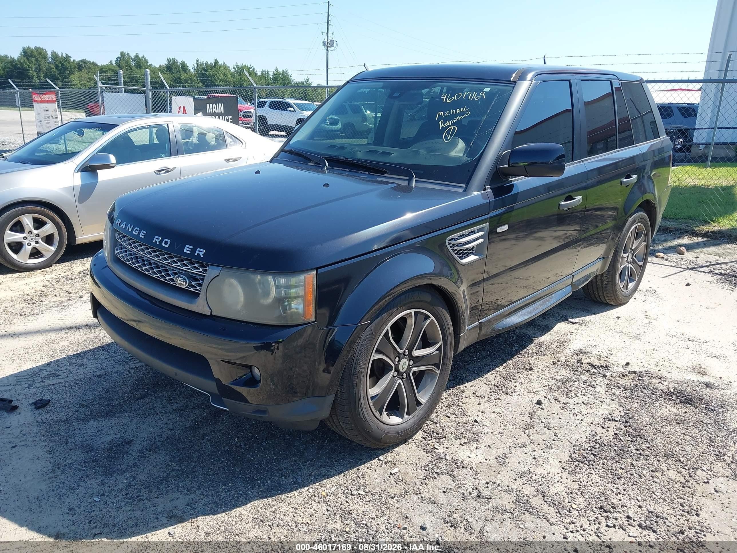 2011 Land Rover Range Rover Sport Supercharged Black vin: SALSH2E45BA288225
