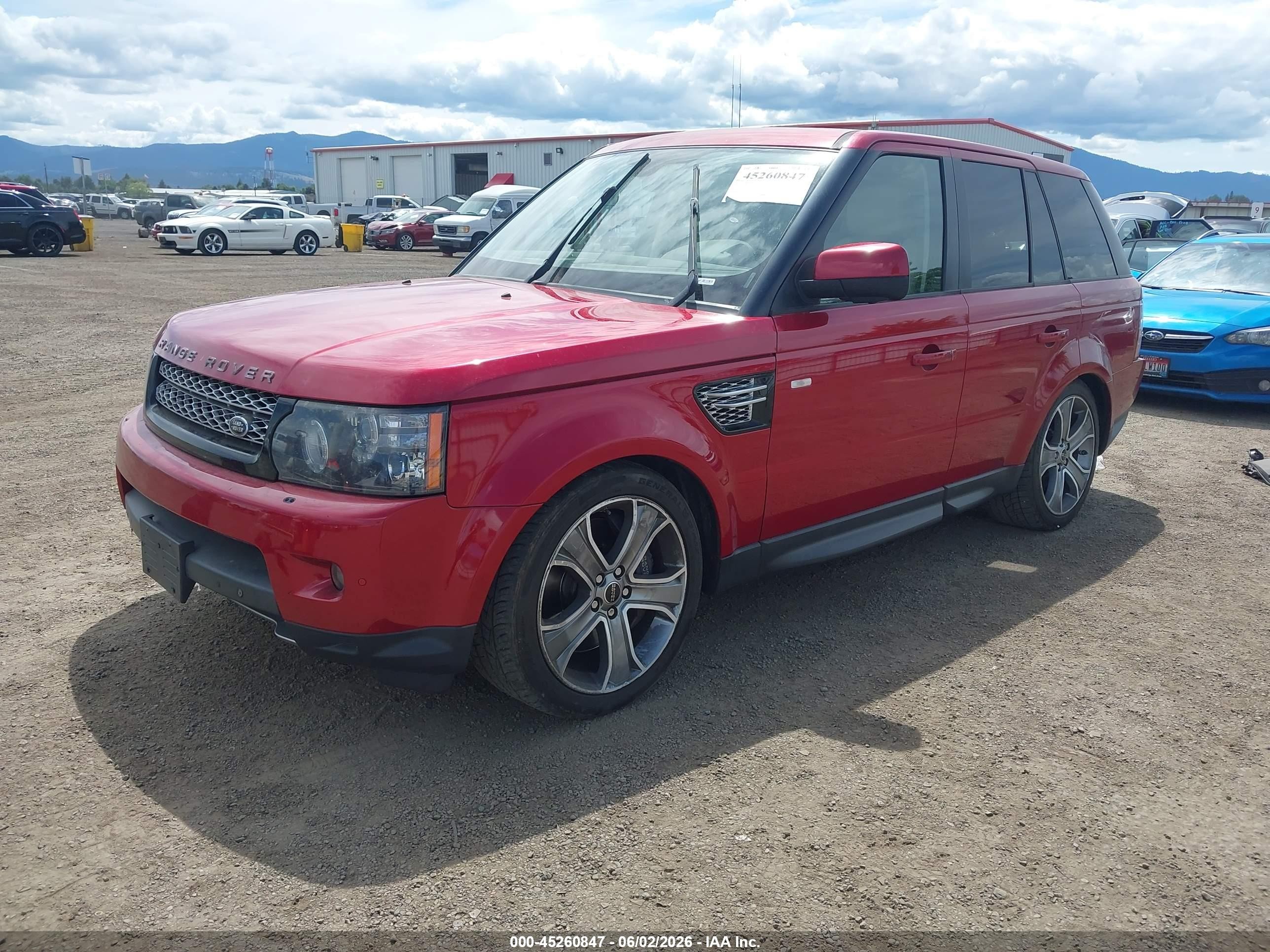 2012 Land Rover Range Rover Sport   Red vin: SALSH2E45CA755211