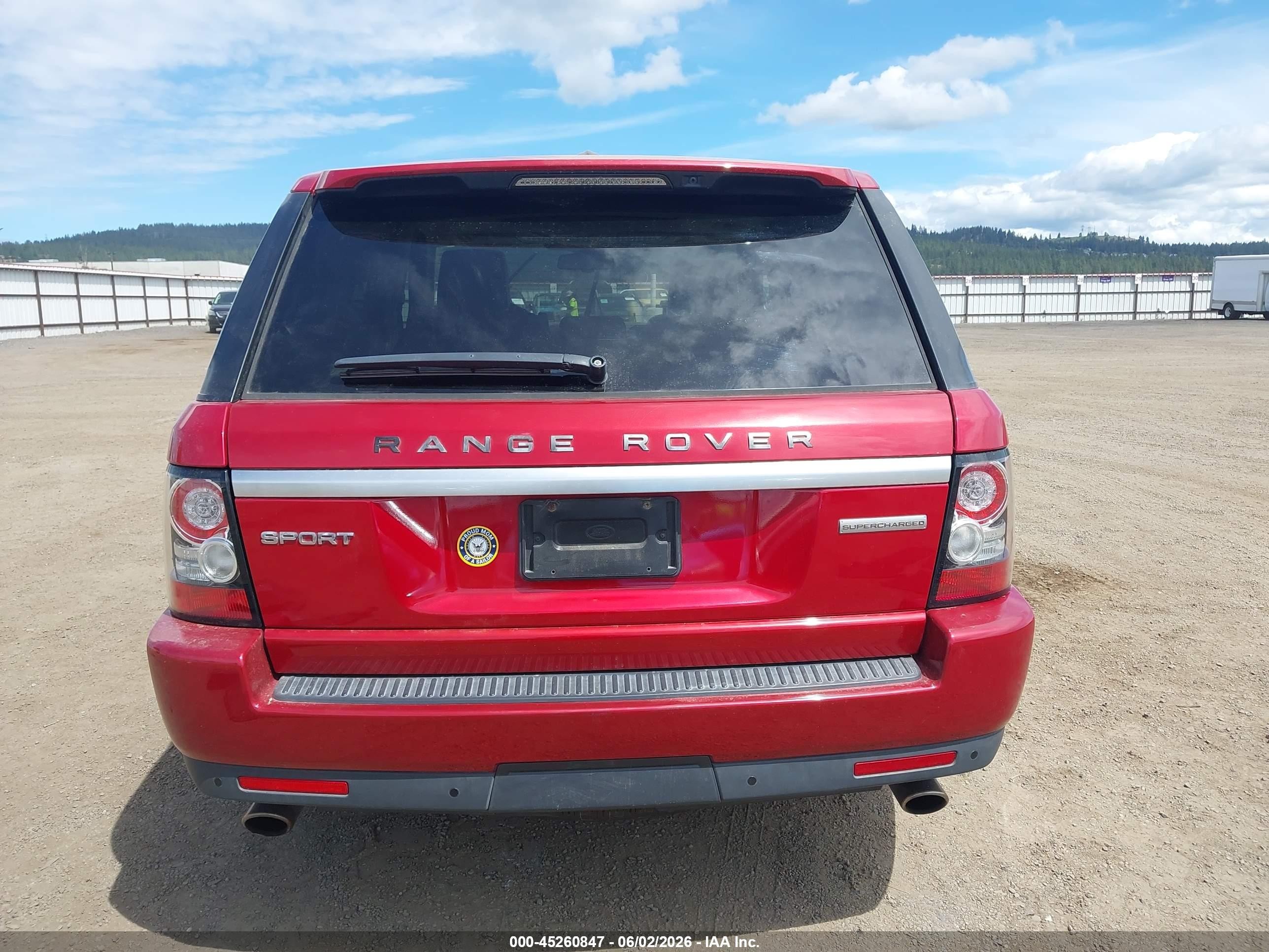 2012 Land Rover Range Rover Sport   Red vin: SALSH2E45CA755211