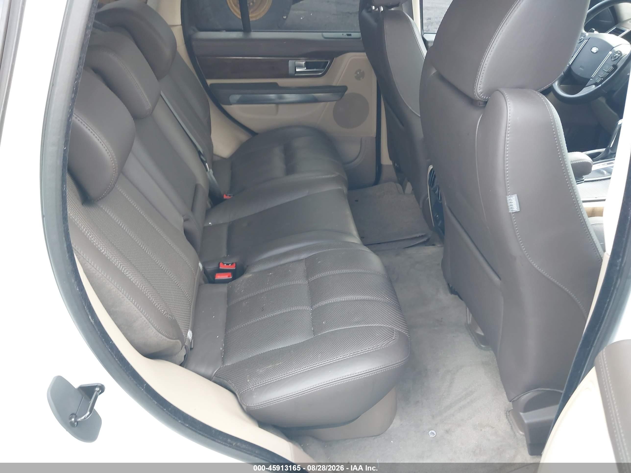2013 Land Rover Range Rover Sport   White vin: SALSH2E45DA766887