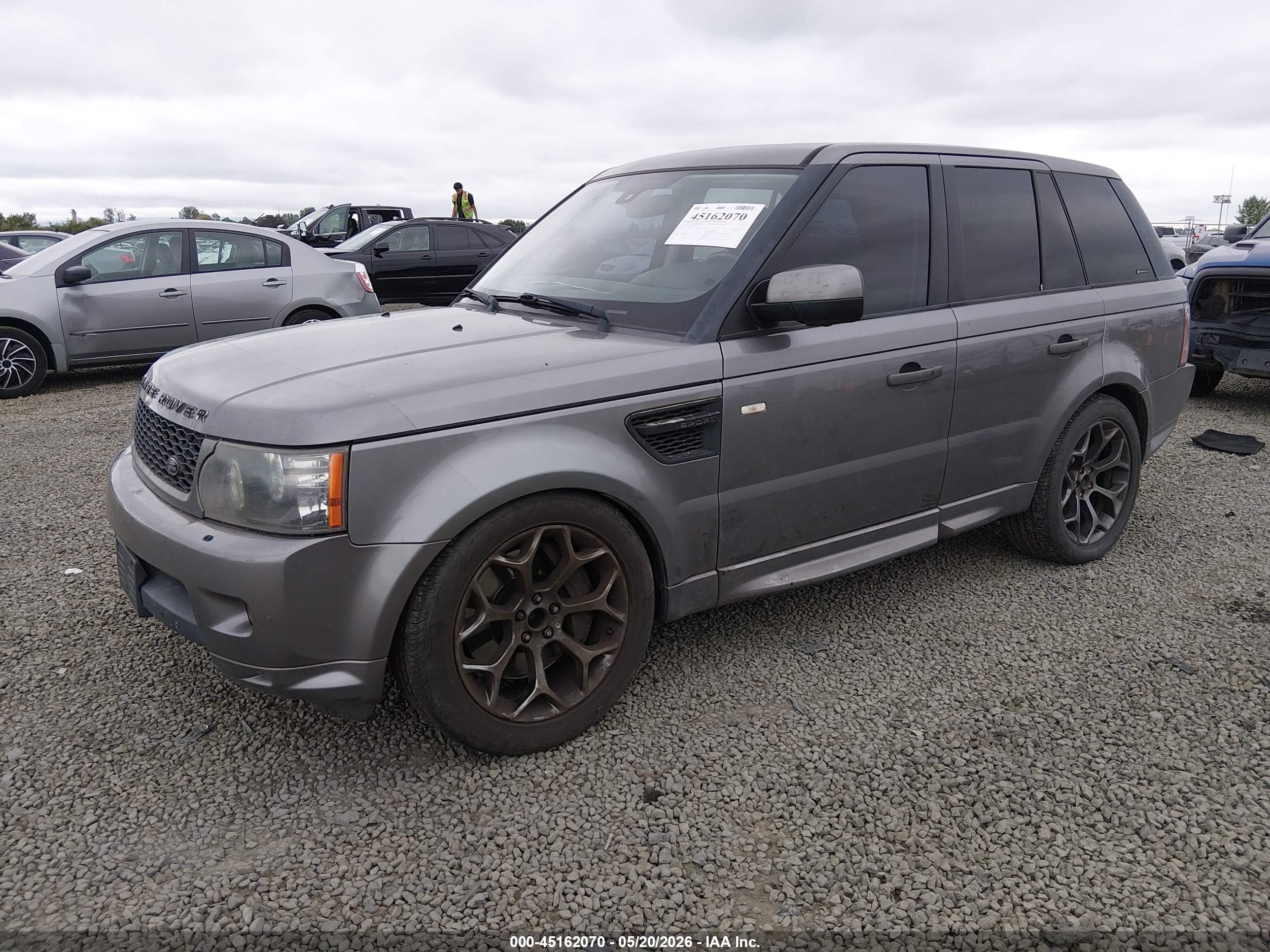 2010 Land Rover Range Rover Sport Supercharged Gray vin: SALSH2E46AA252929