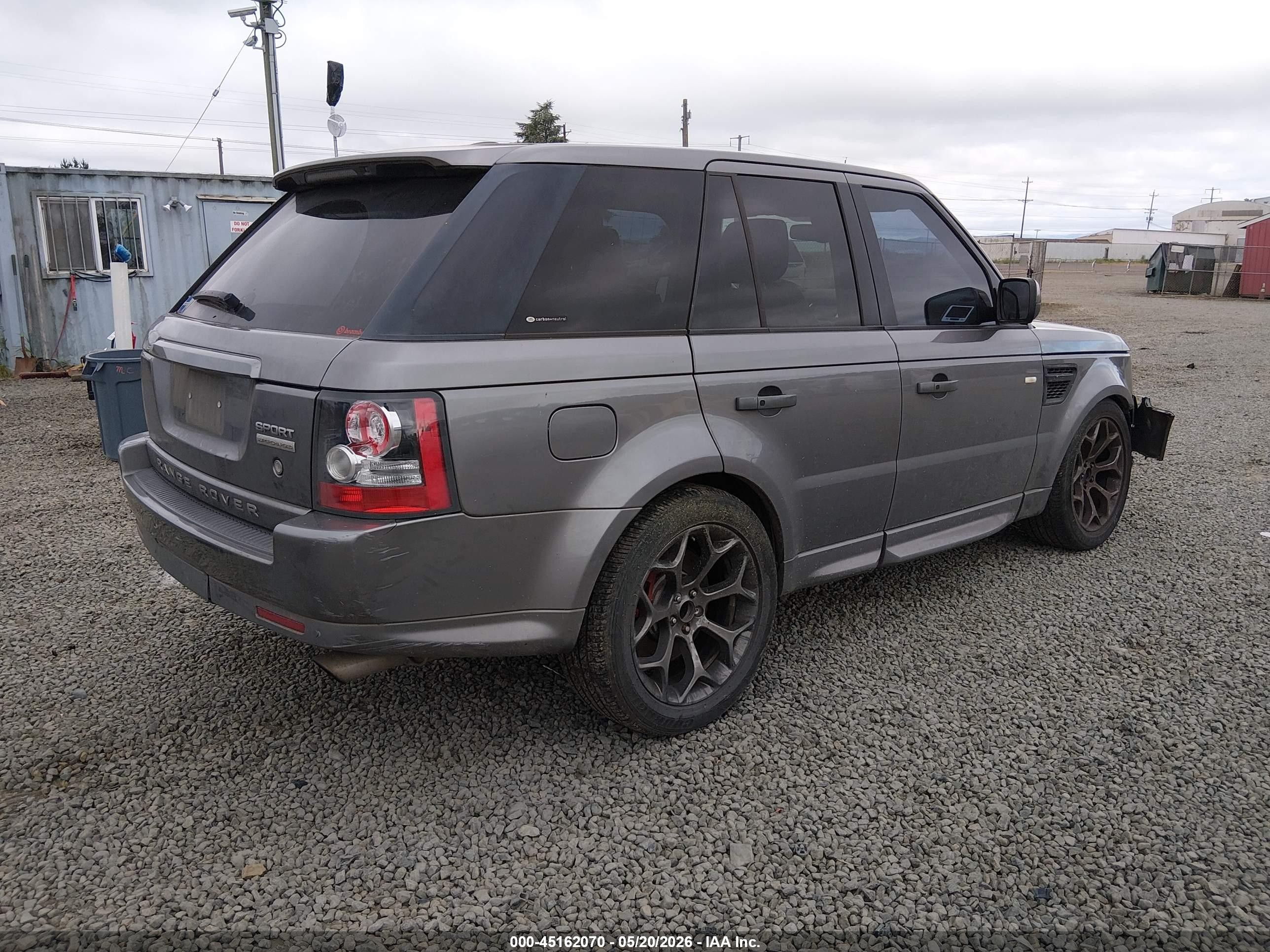 2010 Land Rover Range Rover Sport Supercharged Gray vin: SALSH2E46AA252929
