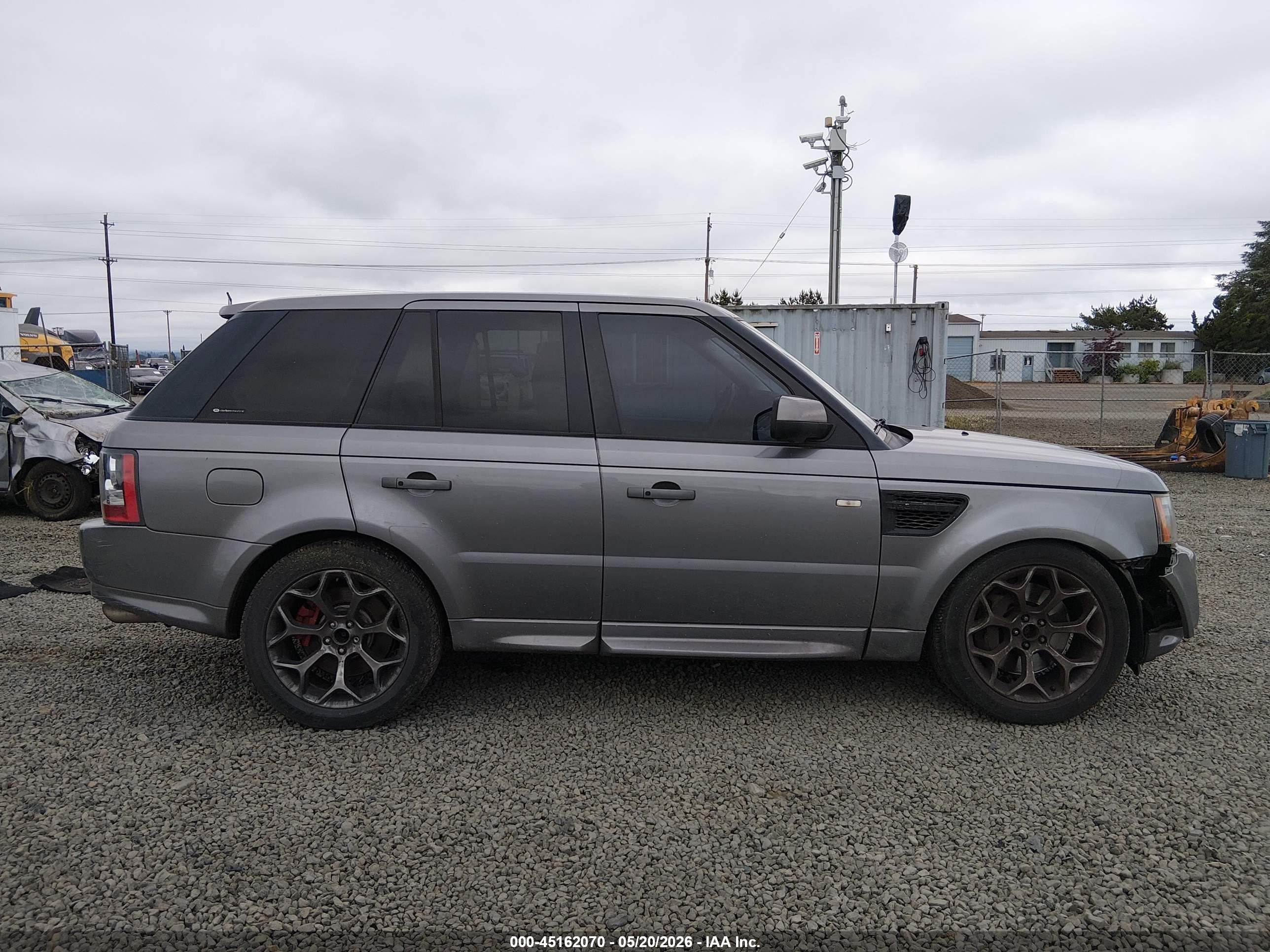 2010 Land Rover Range Rover Sport Supercharged Gray vin: SALSH2E46AA252929