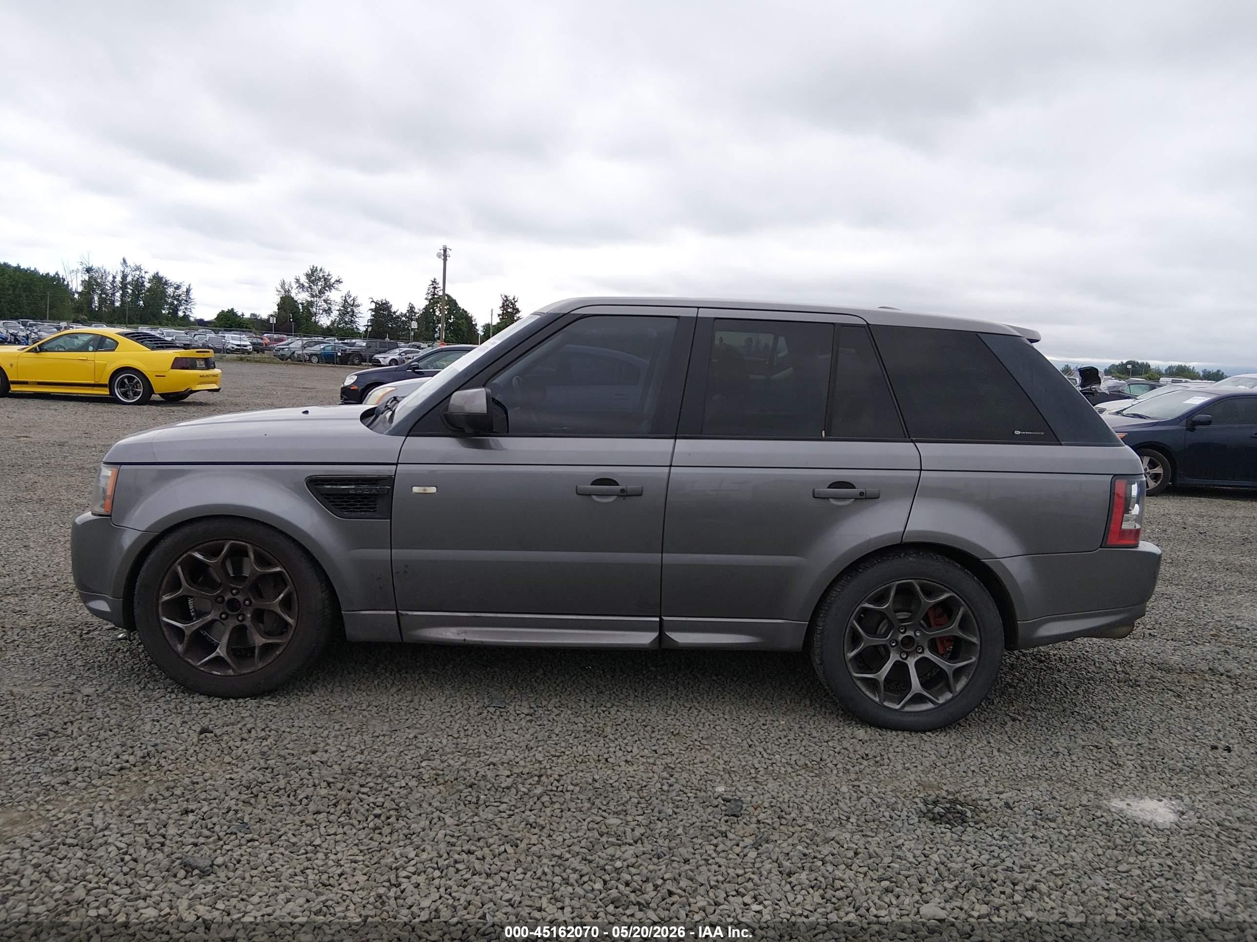 2010 Land Rover Range Rover Sport Supercharged Gray vin: SALSH2E46AA252929