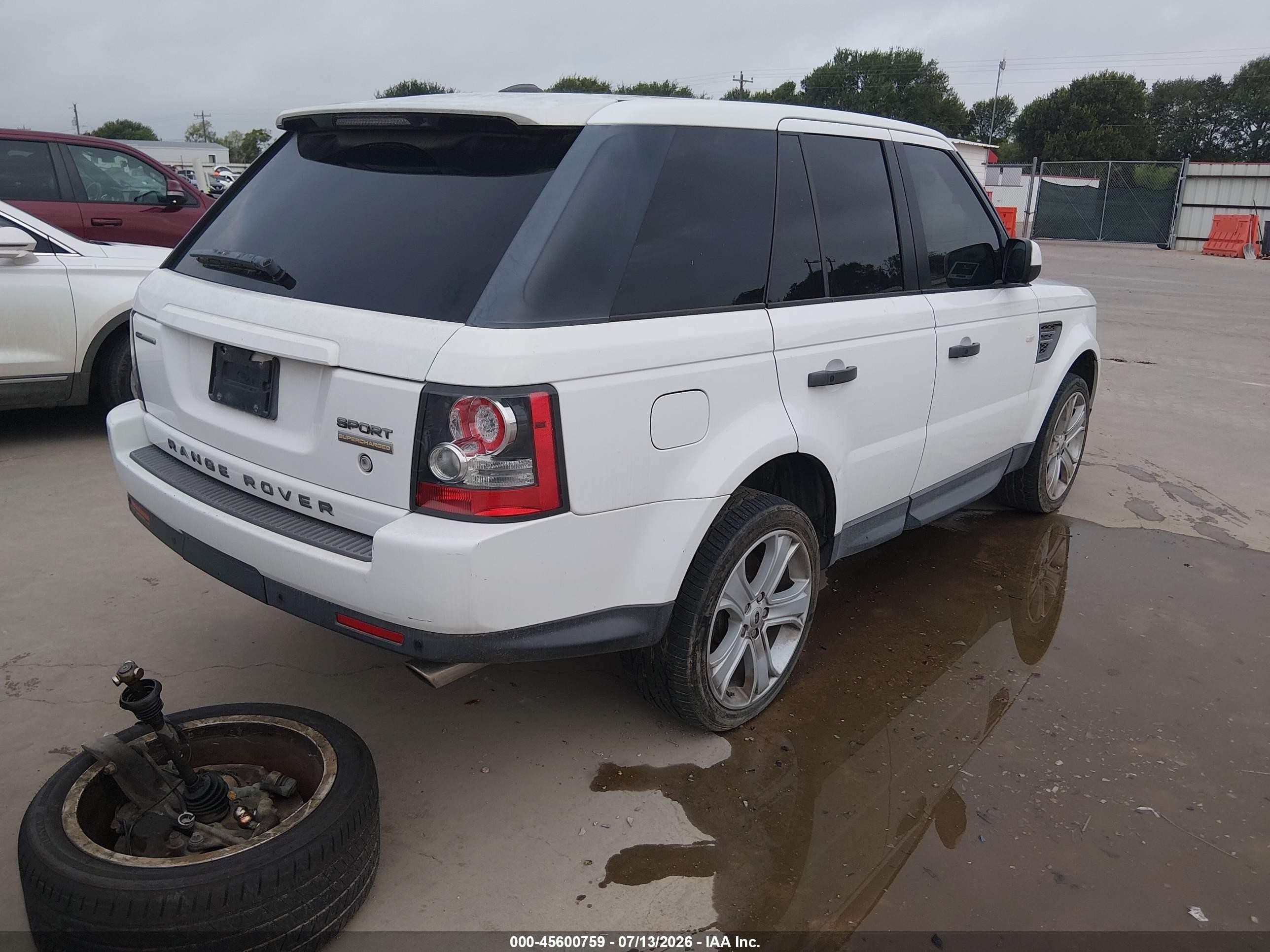 2011 Land Rover Range Rover Sport Supercharged White vin: SALSH2E46BA714911