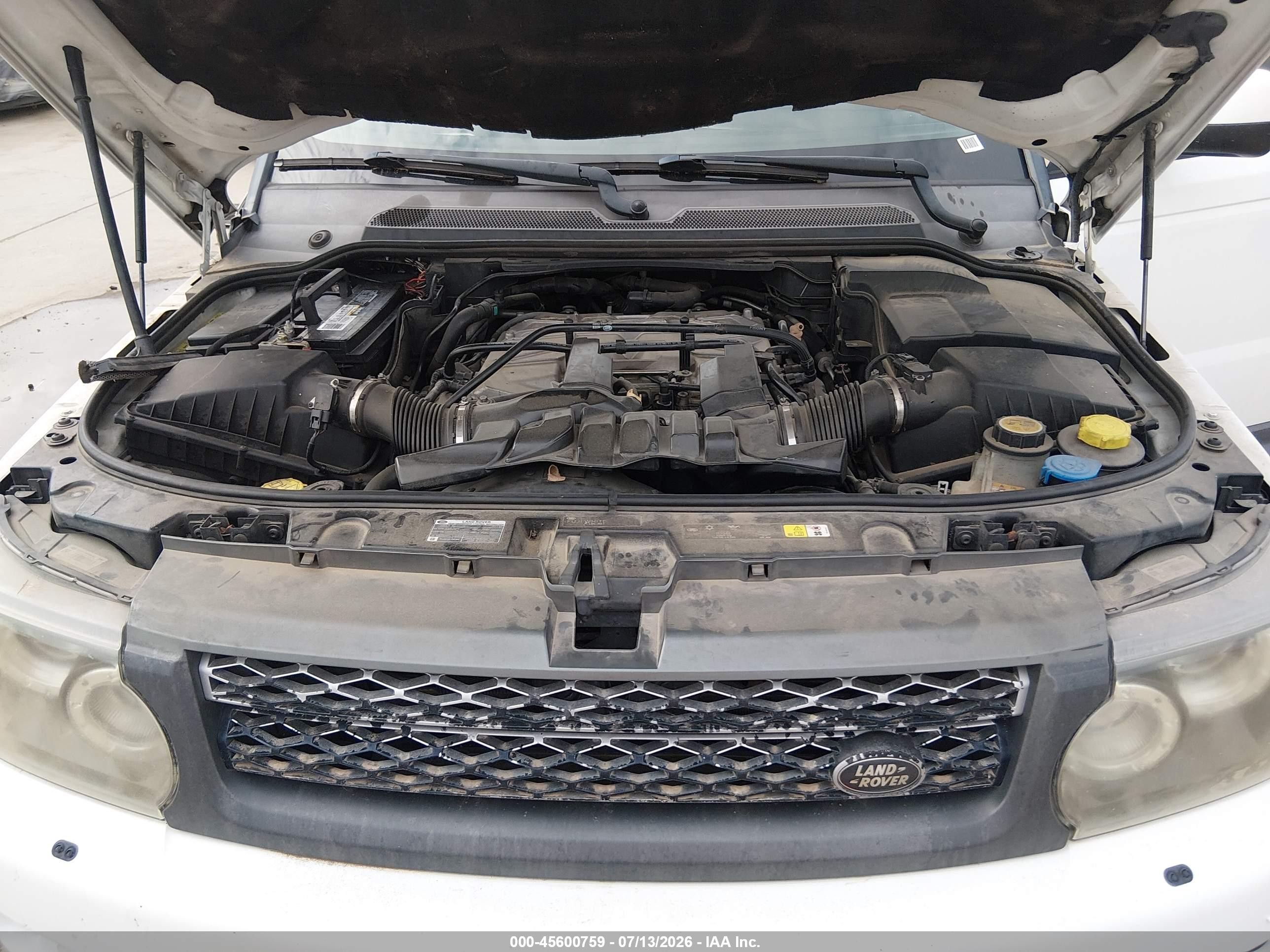 2011 Land Rover Range Rover Sport Supercharged White vin: SALSH2E46BA714911
