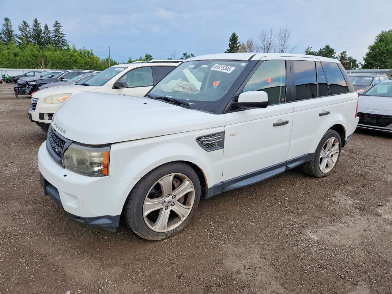 2011 Land Rover Range Rover Sport Sc White vin: SALSH2E48BA713033
