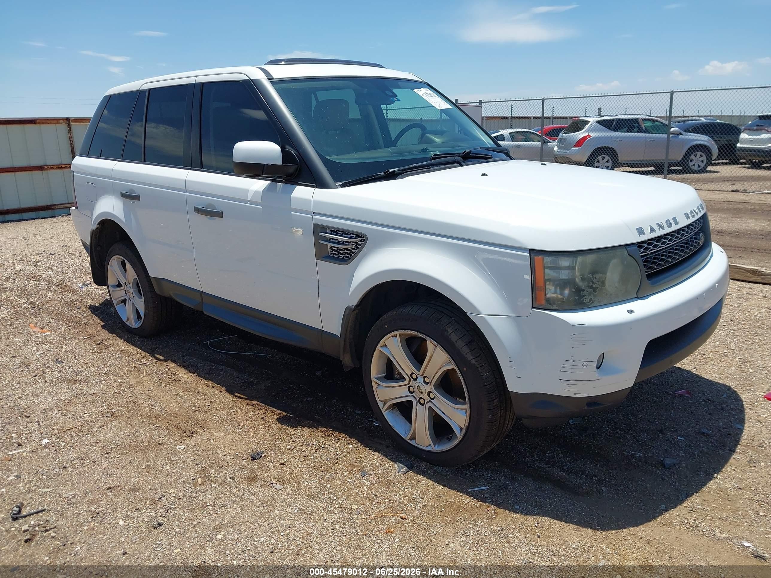 2011 Land Rover Range Rover Sport Supercharged White vin: SALSH2E49BA281259