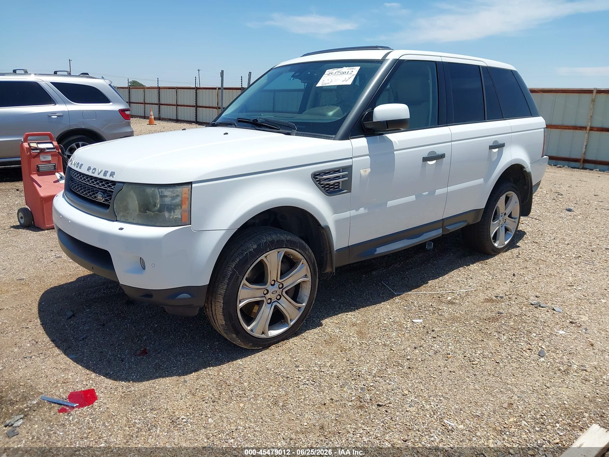 2011 Land Rover Range Rover Sport Supercharged White vin: SALSH2E49BA281259