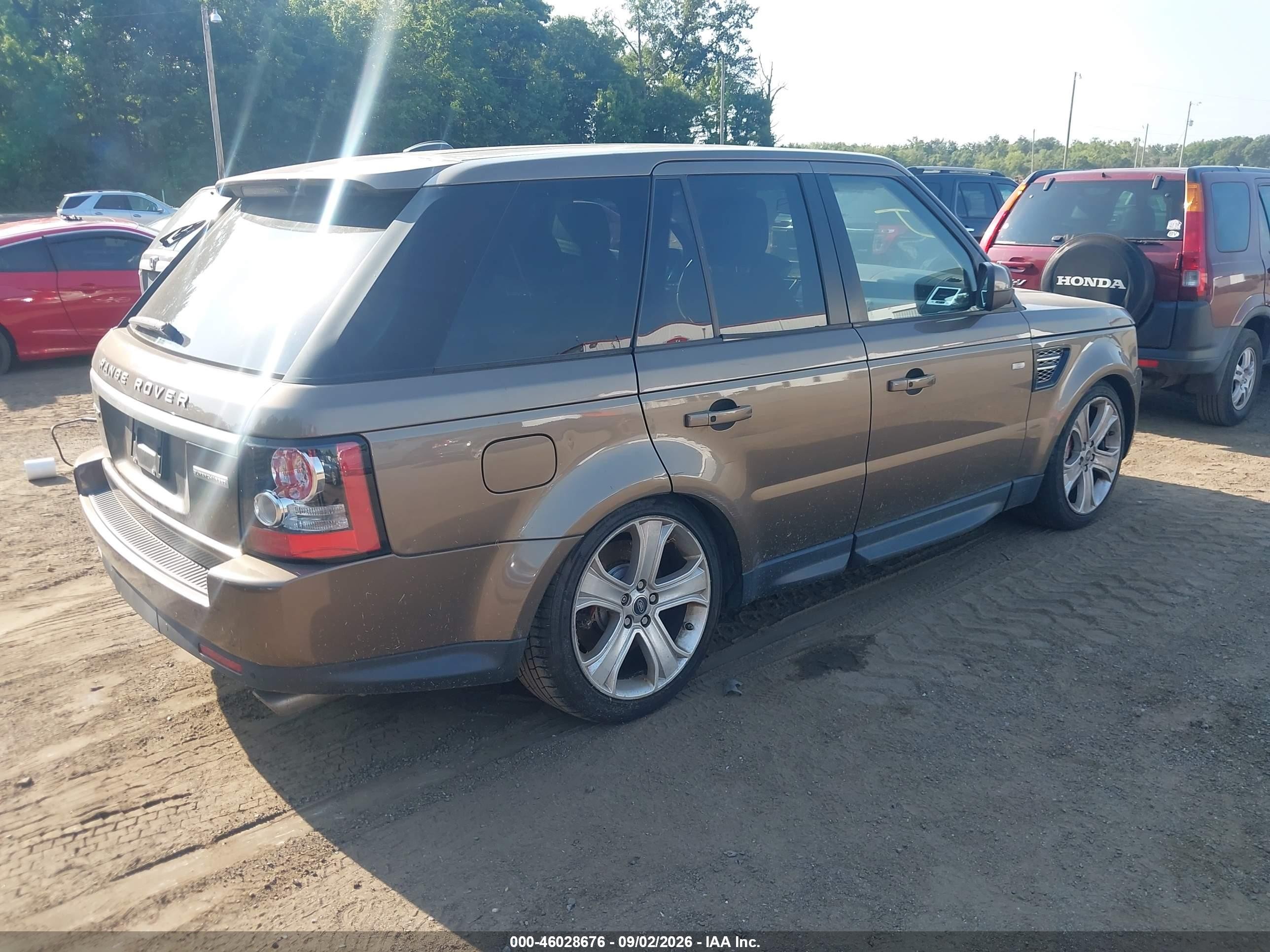 2013 Land Rover Range Rover Sport Supercharged Tan vin: SALSH2E49DA788228