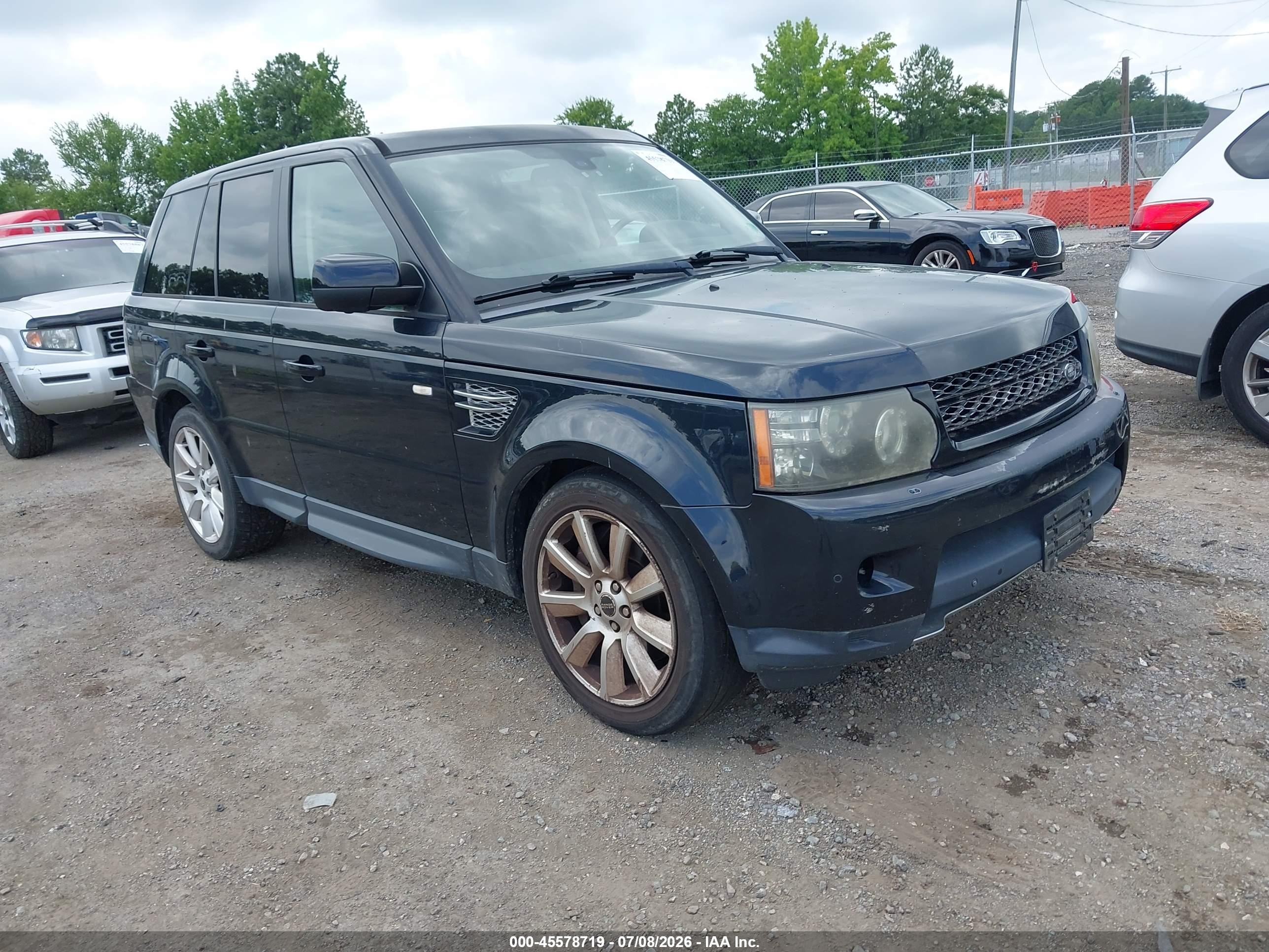 2012 Land Rover Range Rover Sport Supercharged Black vin: SALSH2E4XCA717540