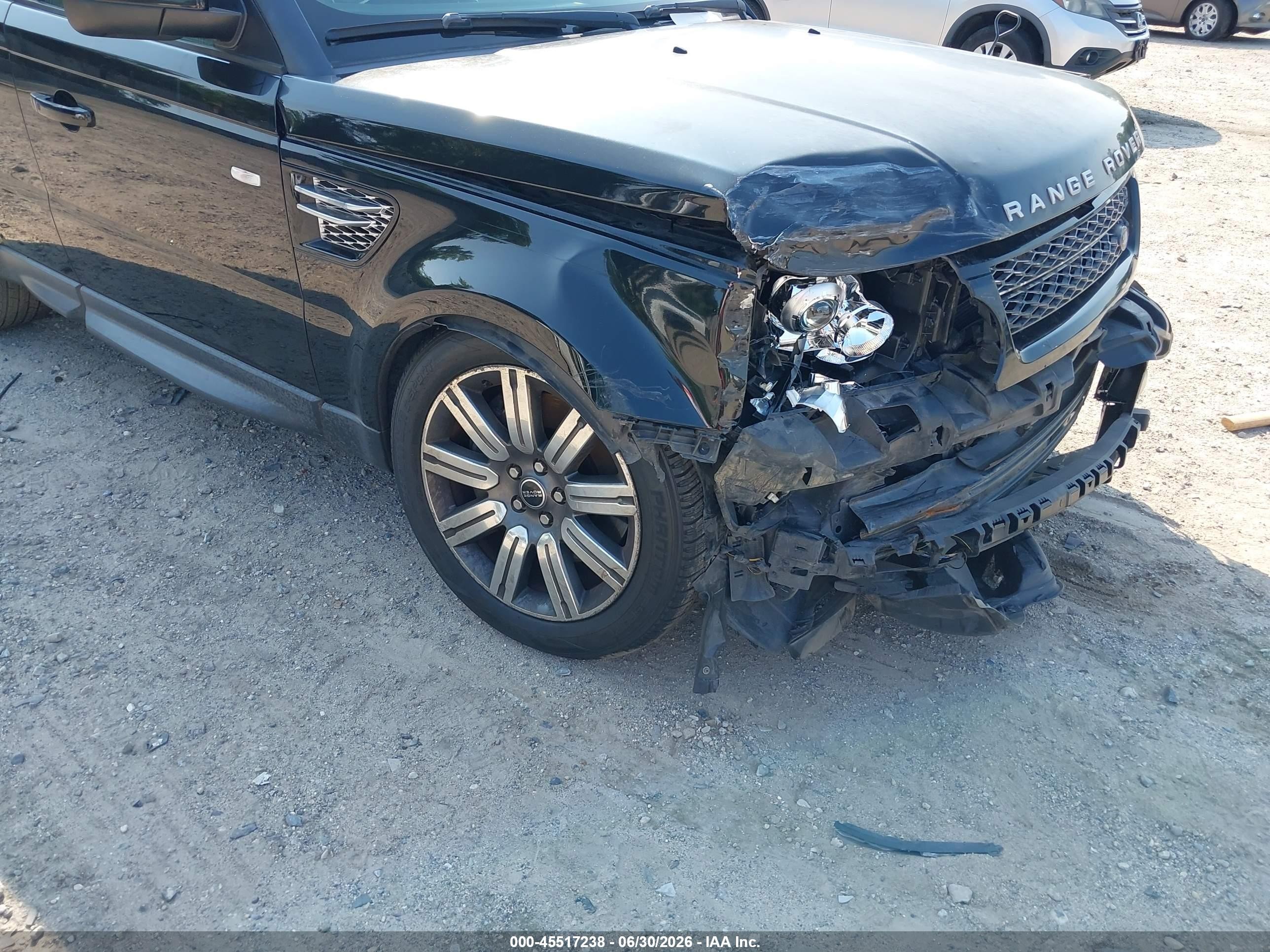 2012 Land Rover Range Rover Sport Supercharged Black vin: SALSH2E4XCA744737